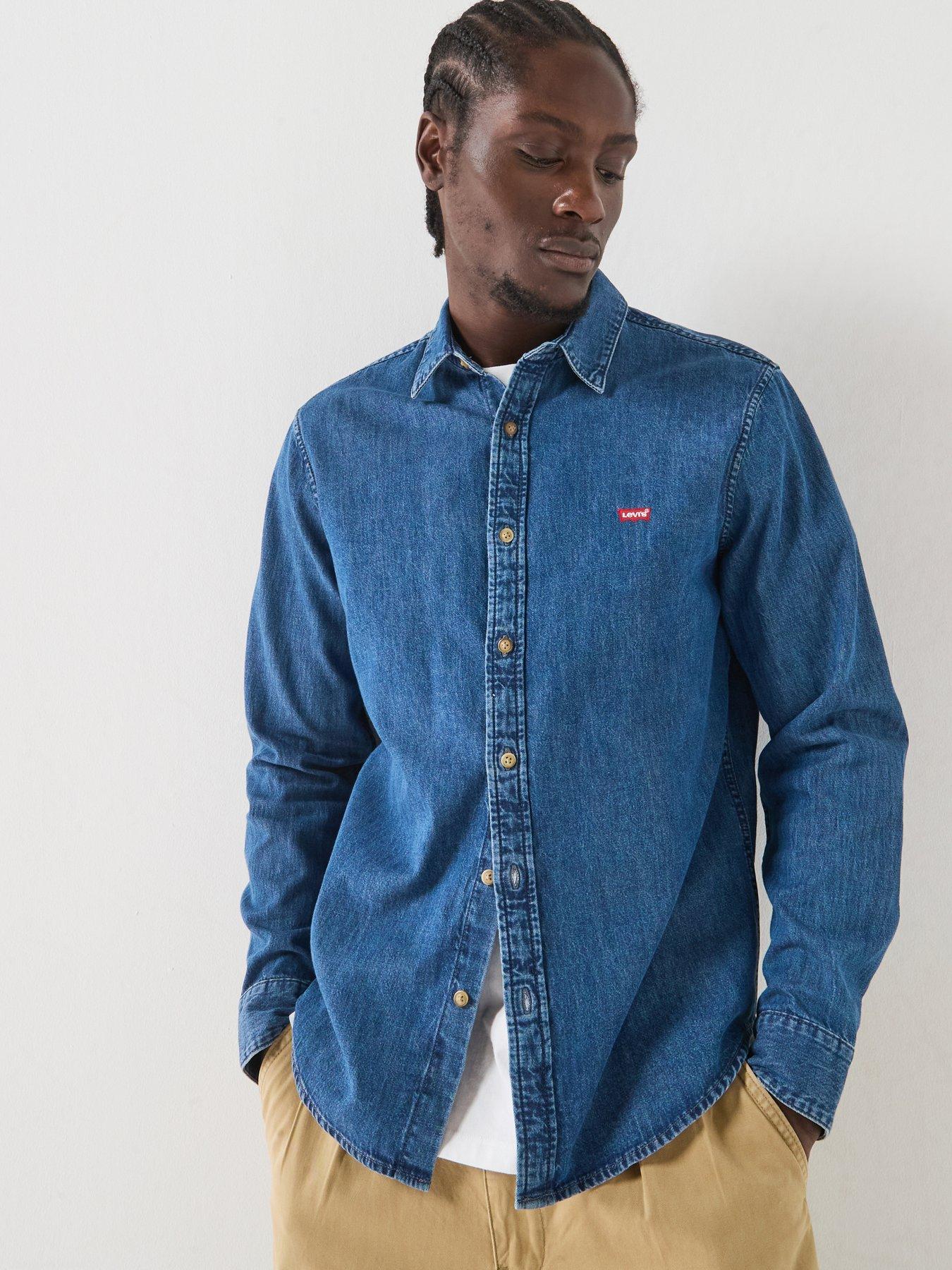 Levi's Battery Housemark Standard Denim Shirt - Blue