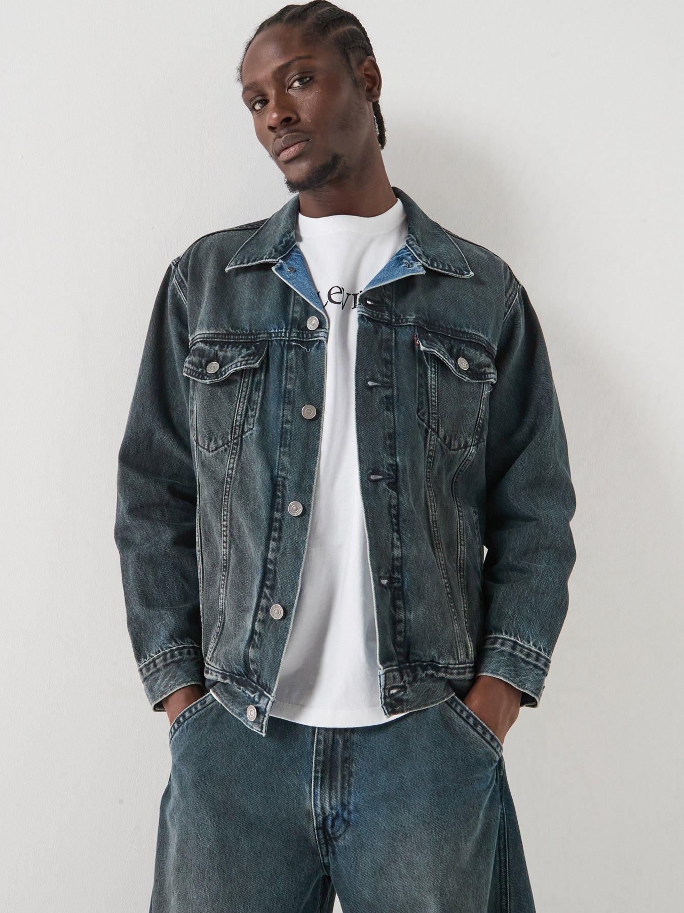 Levi's Men's Relaxed Fit Denim Jacket - Dark Blue
