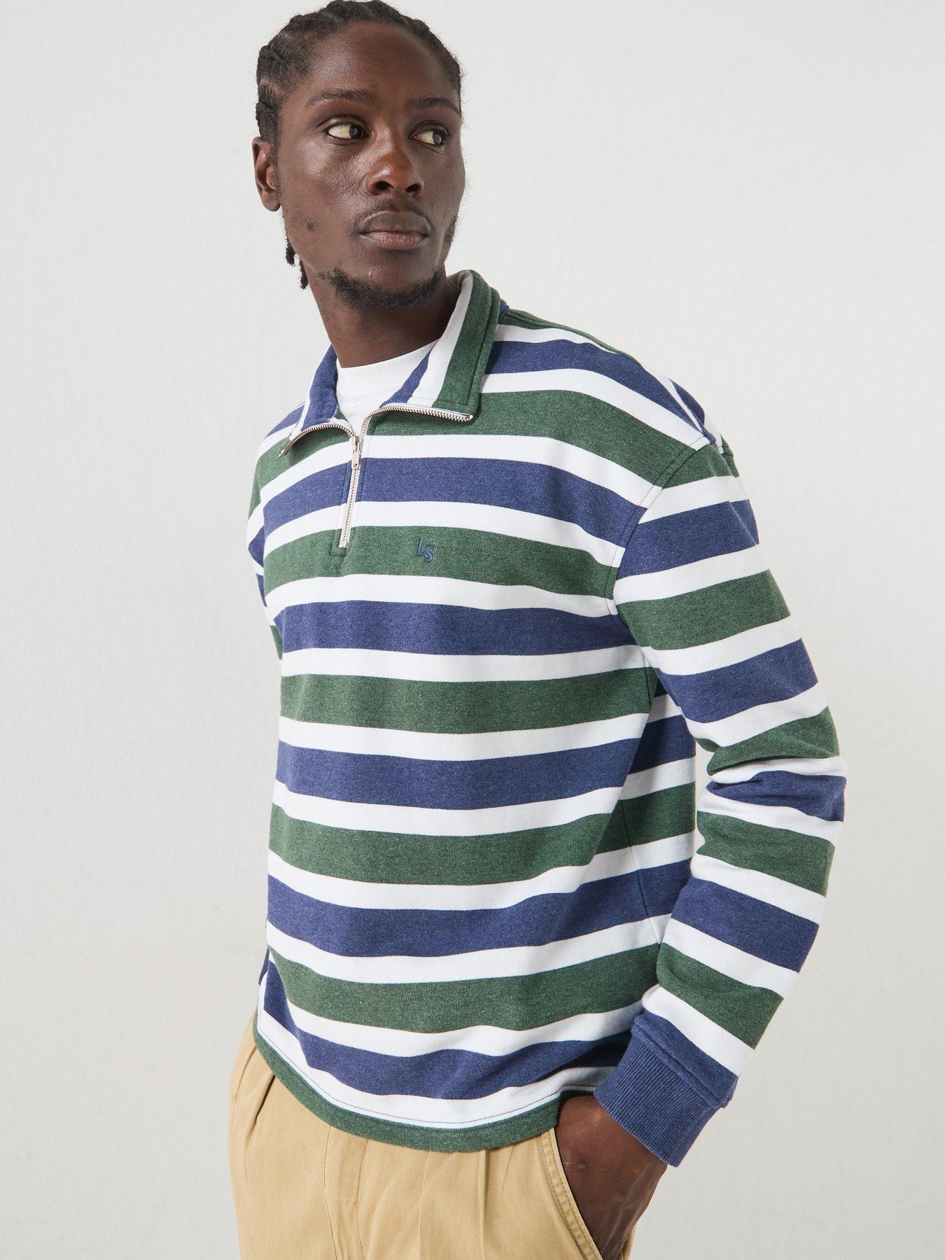 Levi's Cameron Stripe 1/4 Zip Sweatshirt - Multi