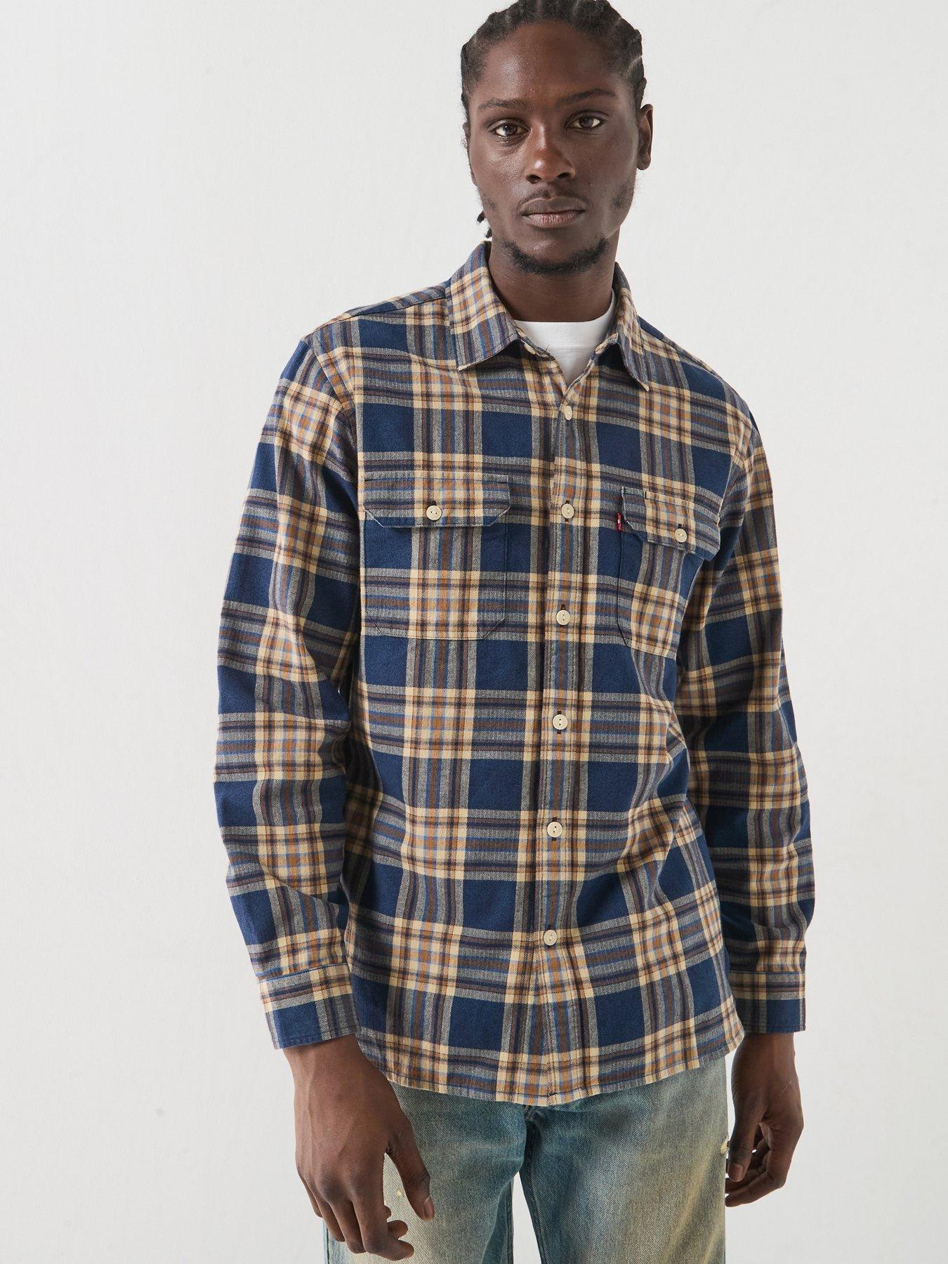 Levi's Men's Jackson Worker Plaid Flannel Overshirt - Multi