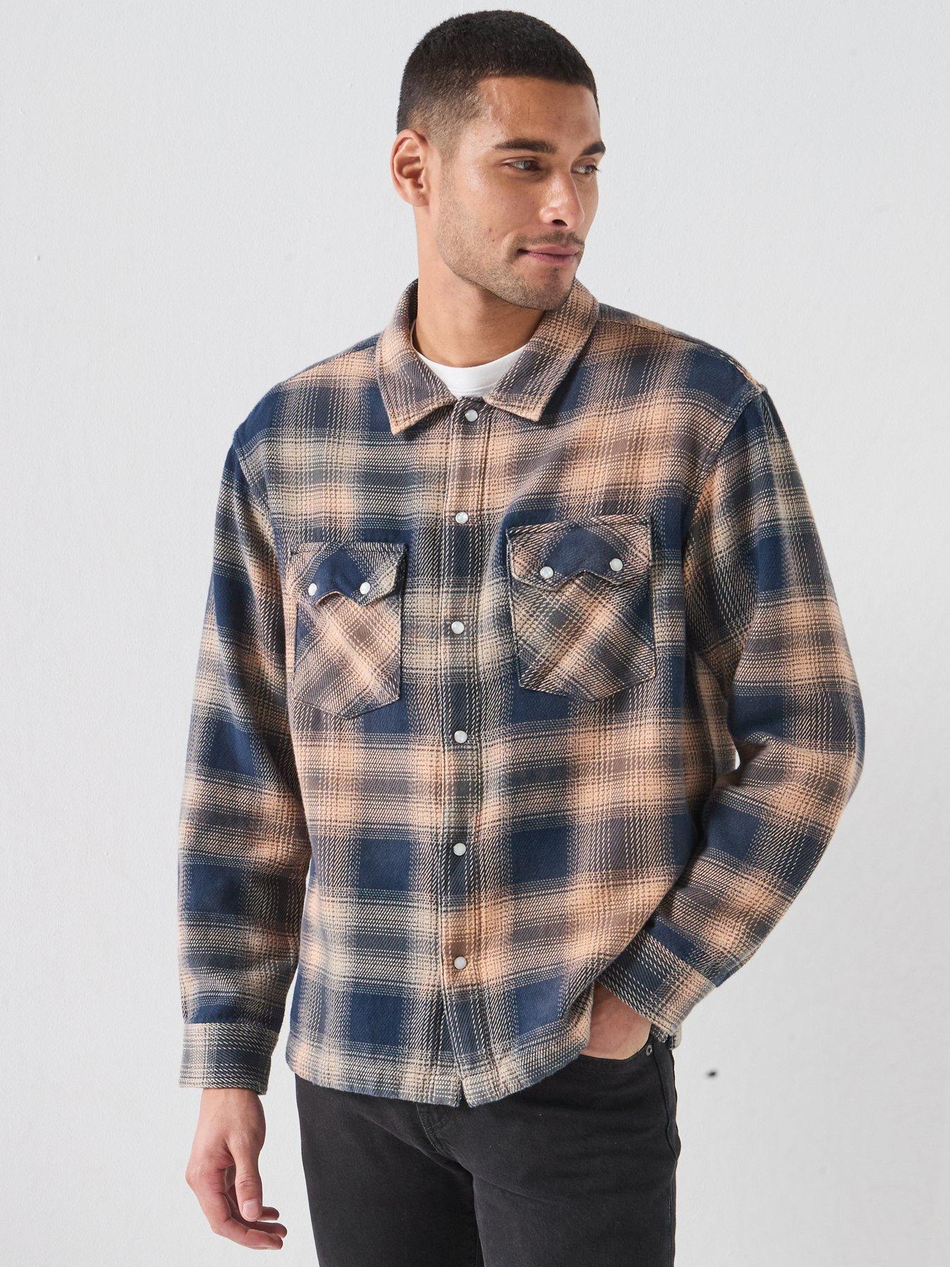 Levi's Men's Boxy Western Flannel Overshirt - Multi