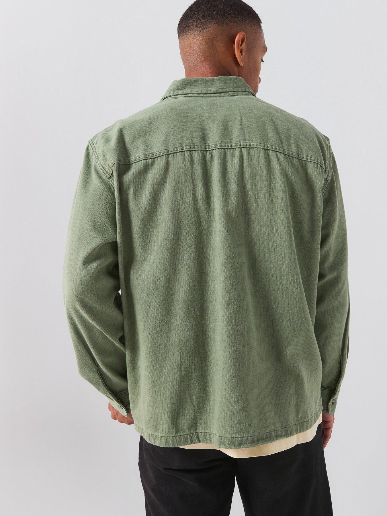 Image 2 of 5 of Levi's Waller Relaxed Fit Denim Shirt - Green