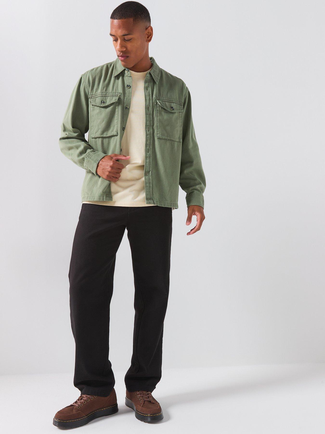 Image 3 of 5 of Levi's Waller Relaxed Fit Denim Shirt - Green
