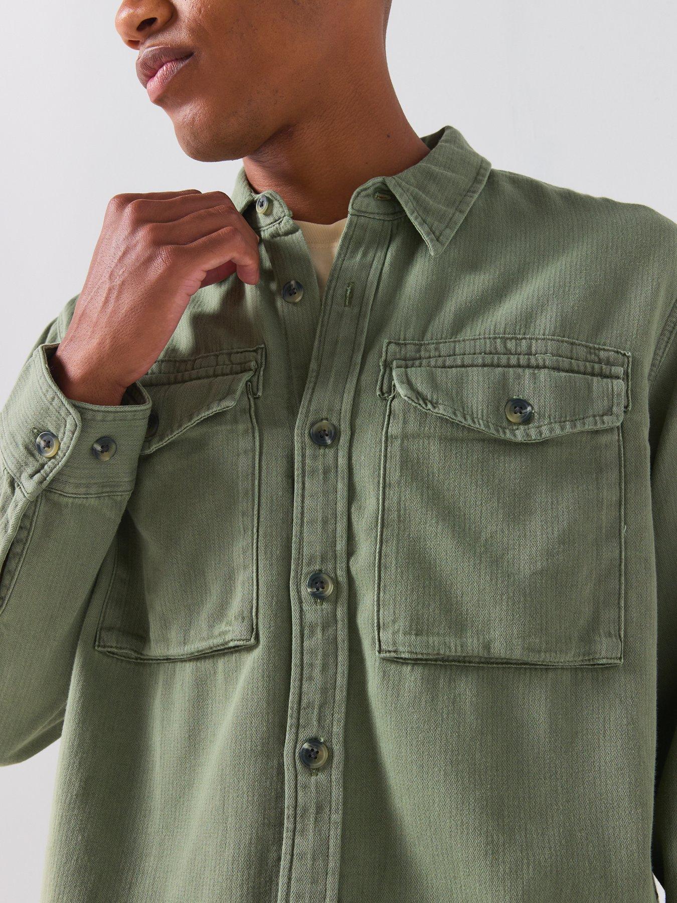 Image 5 of 5 of Levi's Waller Relaxed Fit Denim Shirt - Green