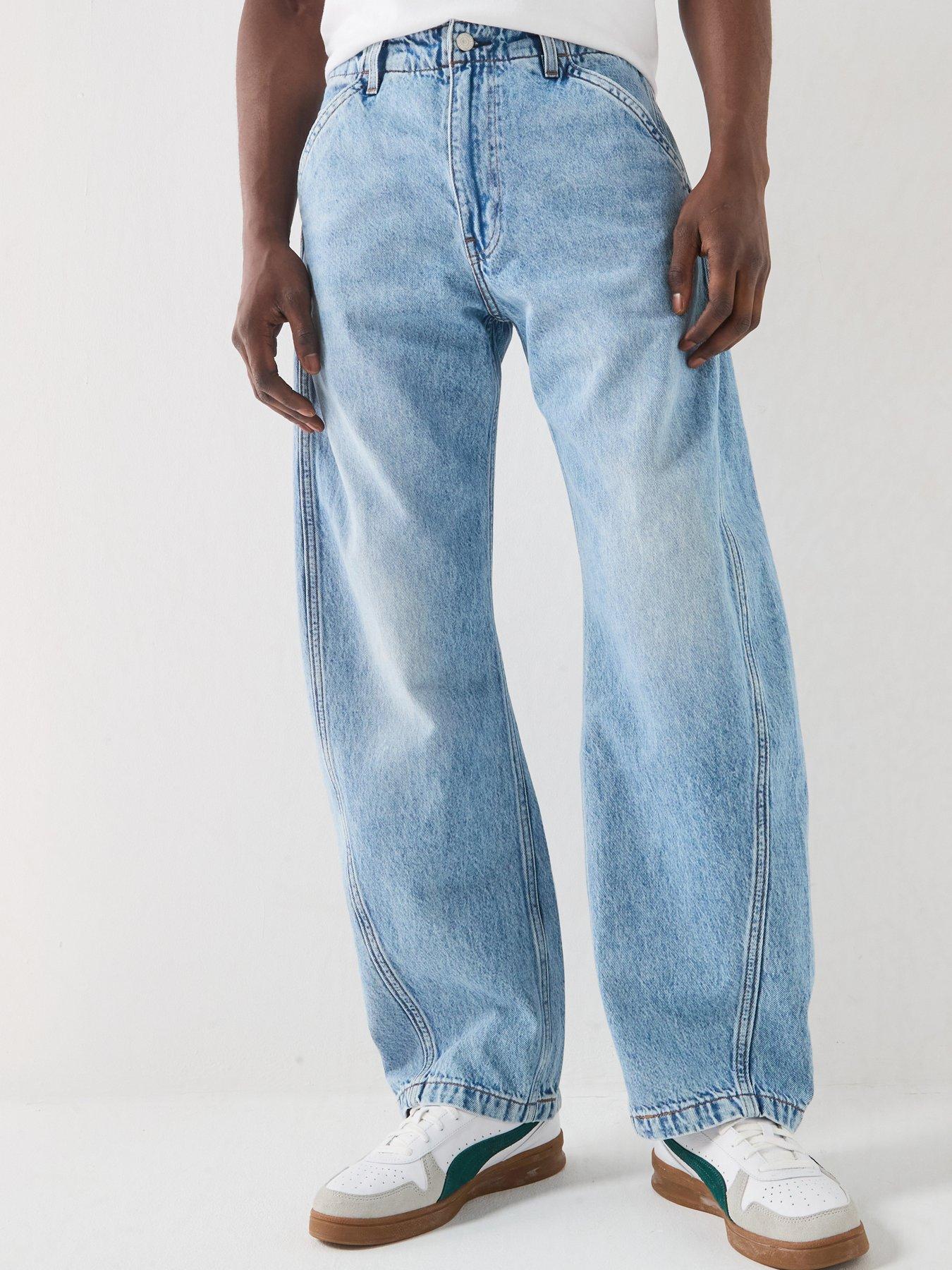 Levi's Baggy Barrel Fit Jeans: Running The Race - Light Blue