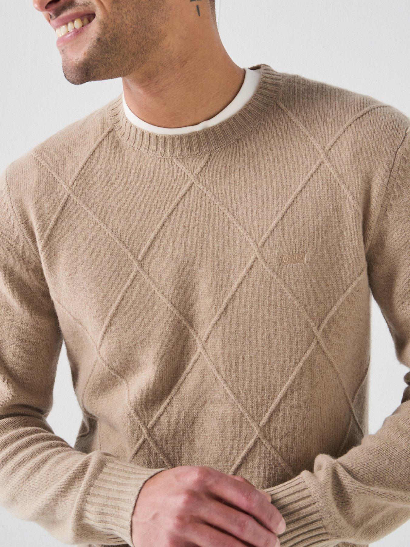 Image 5 of 6 of Levi's Original Housemark Knitted Jumper - Beige