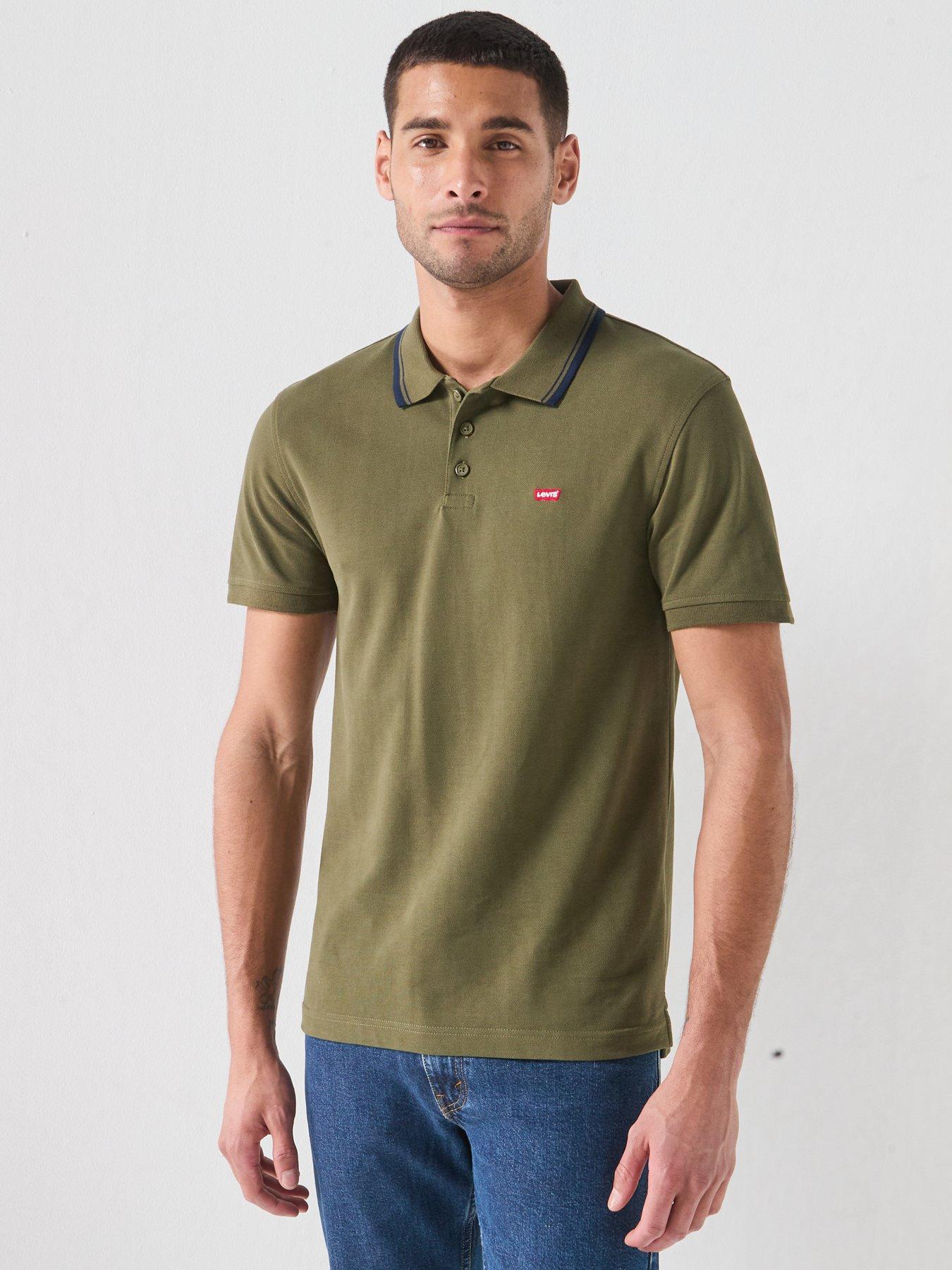 Levi's Housemark Short Sleeve Polo Shirt - Green