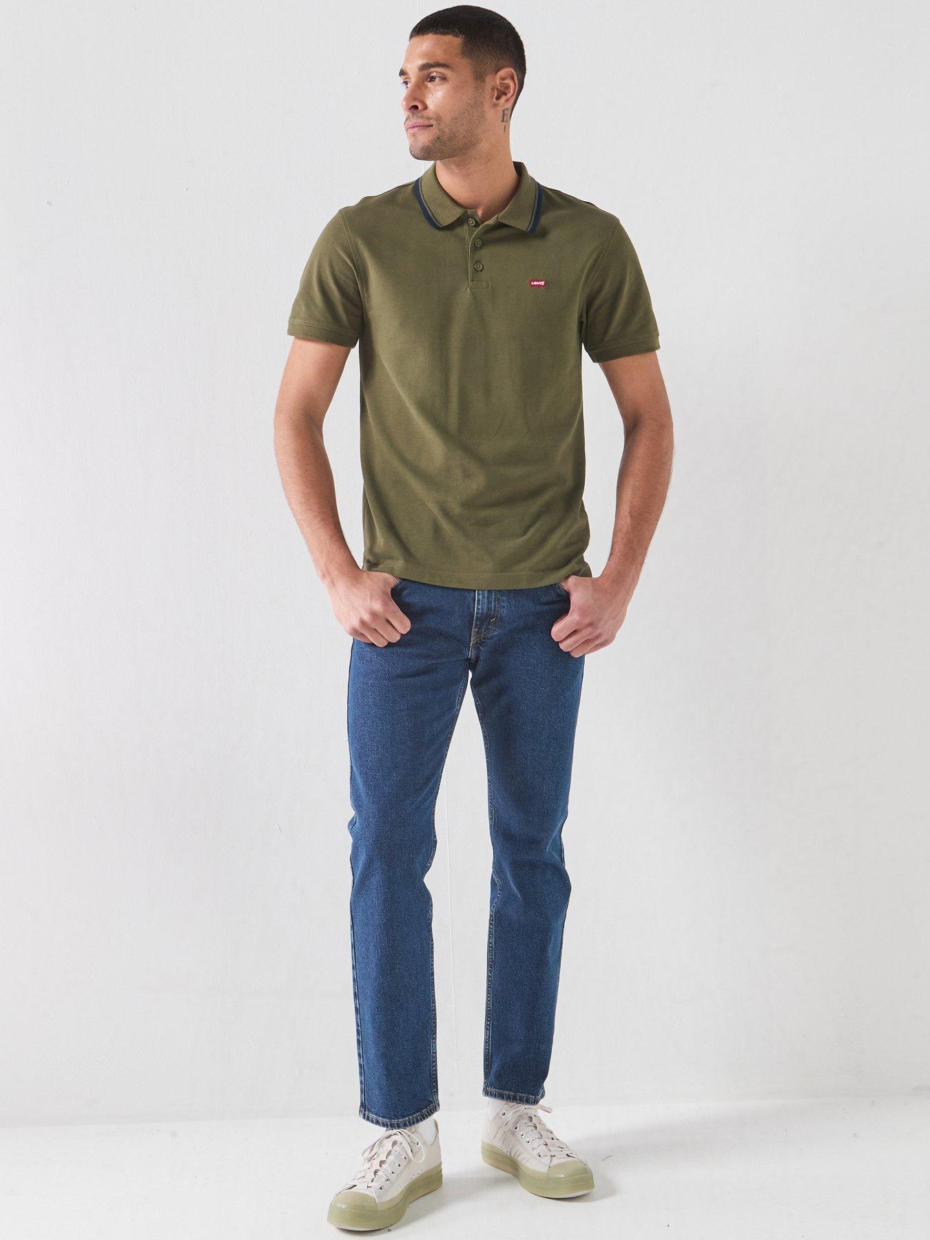 Image 3 of 6 of Levi's Housemark Short Sleeve Polo Shirt - Green