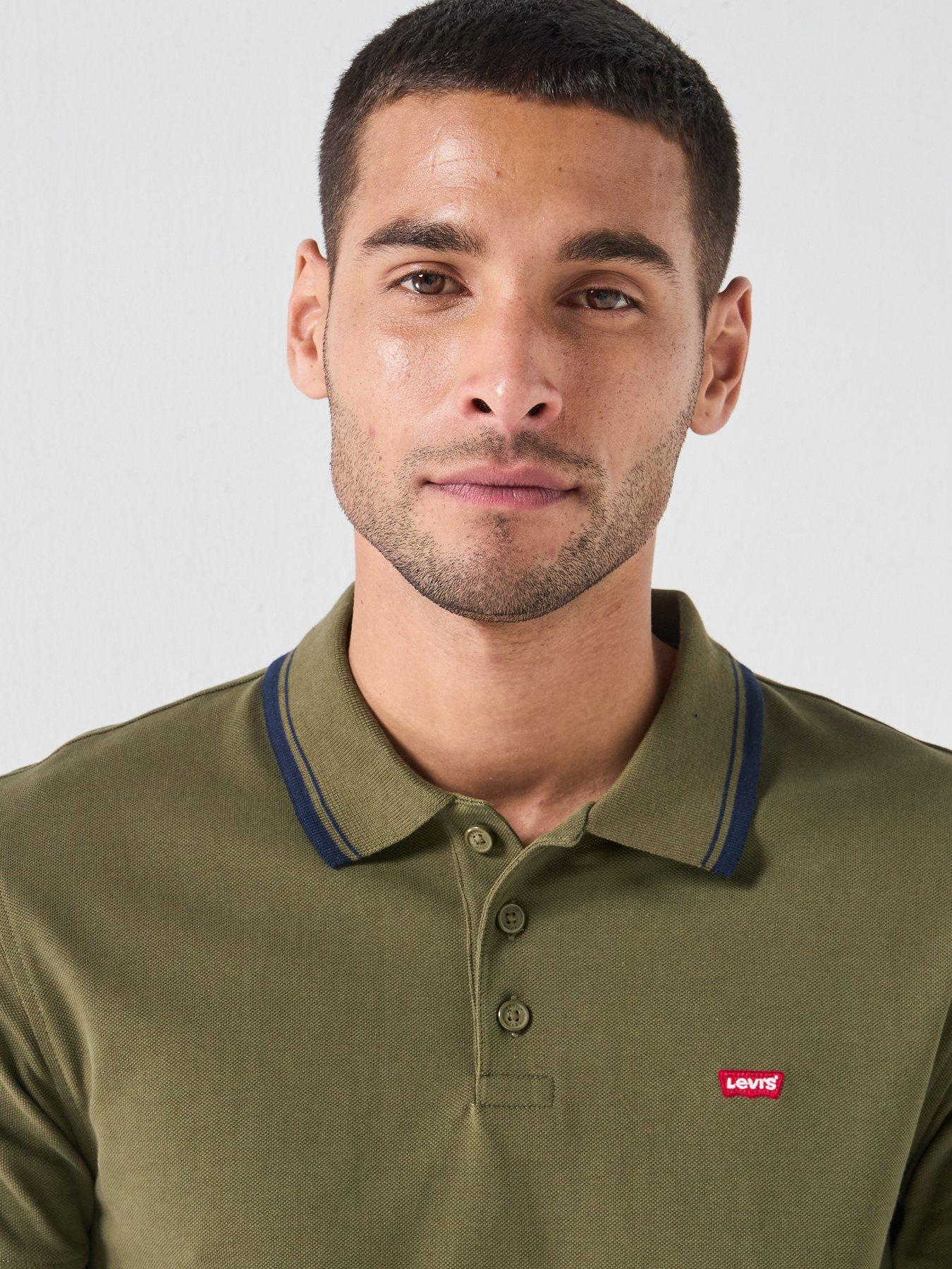 Image 5 of 6 of Levi's Housemark Short Sleeve Polo Shirt - Green