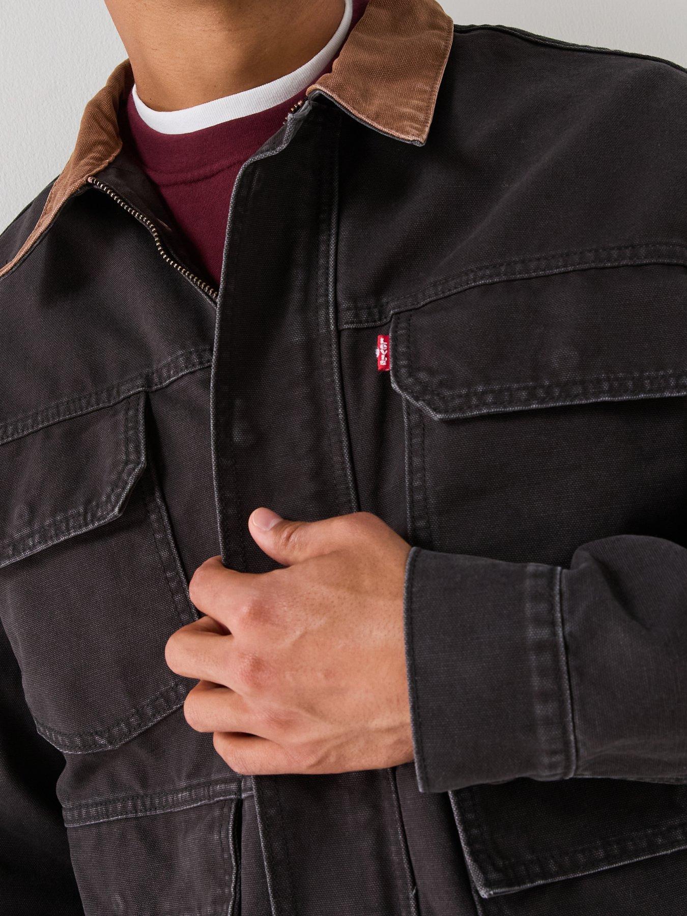 Image 4 of 6 of Levi's Men's East Port Denim Jacket - Black