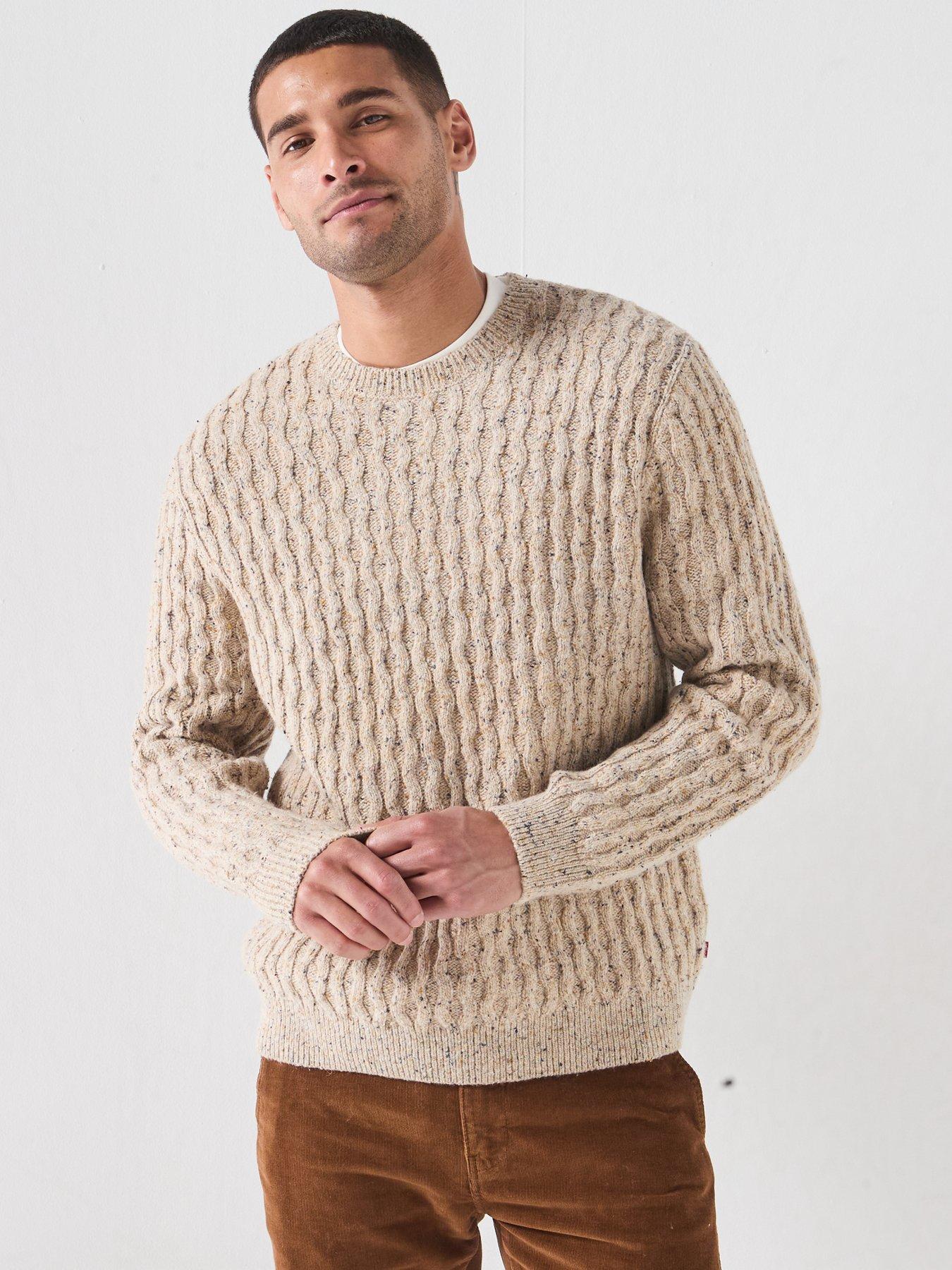 Levi's Presidio Cable Knitted Jumper - Beige
