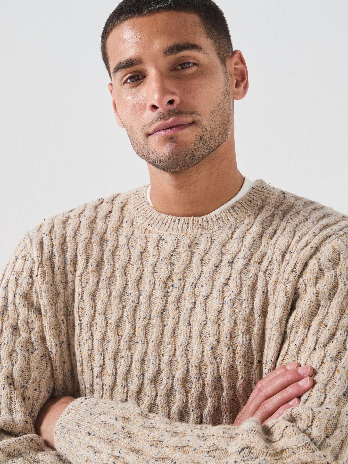 Image 5 of 6 of Levi's Presidio Cable Knitted Jumper - Beige