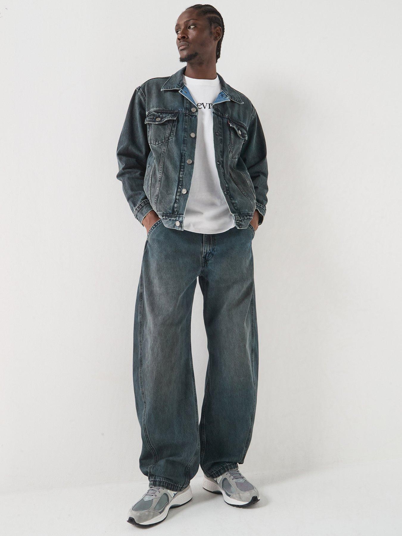 Levi's Baggy Barrel Fit Jeans - Setting The Pace - Dark Blue