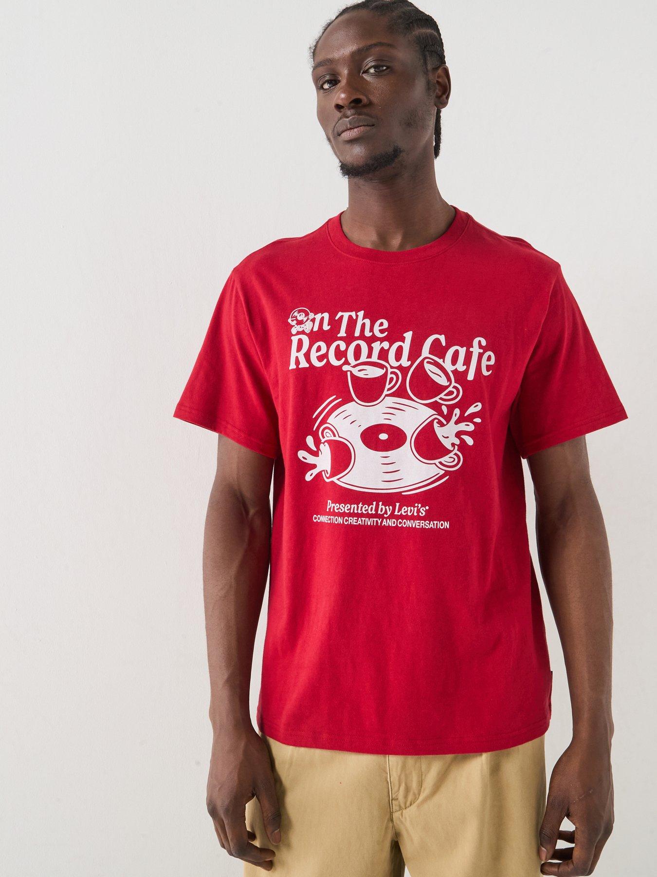 Image 1 of 5 of Levi's Levi's Short Sleeve Relaxed Fit T-shirt - Red