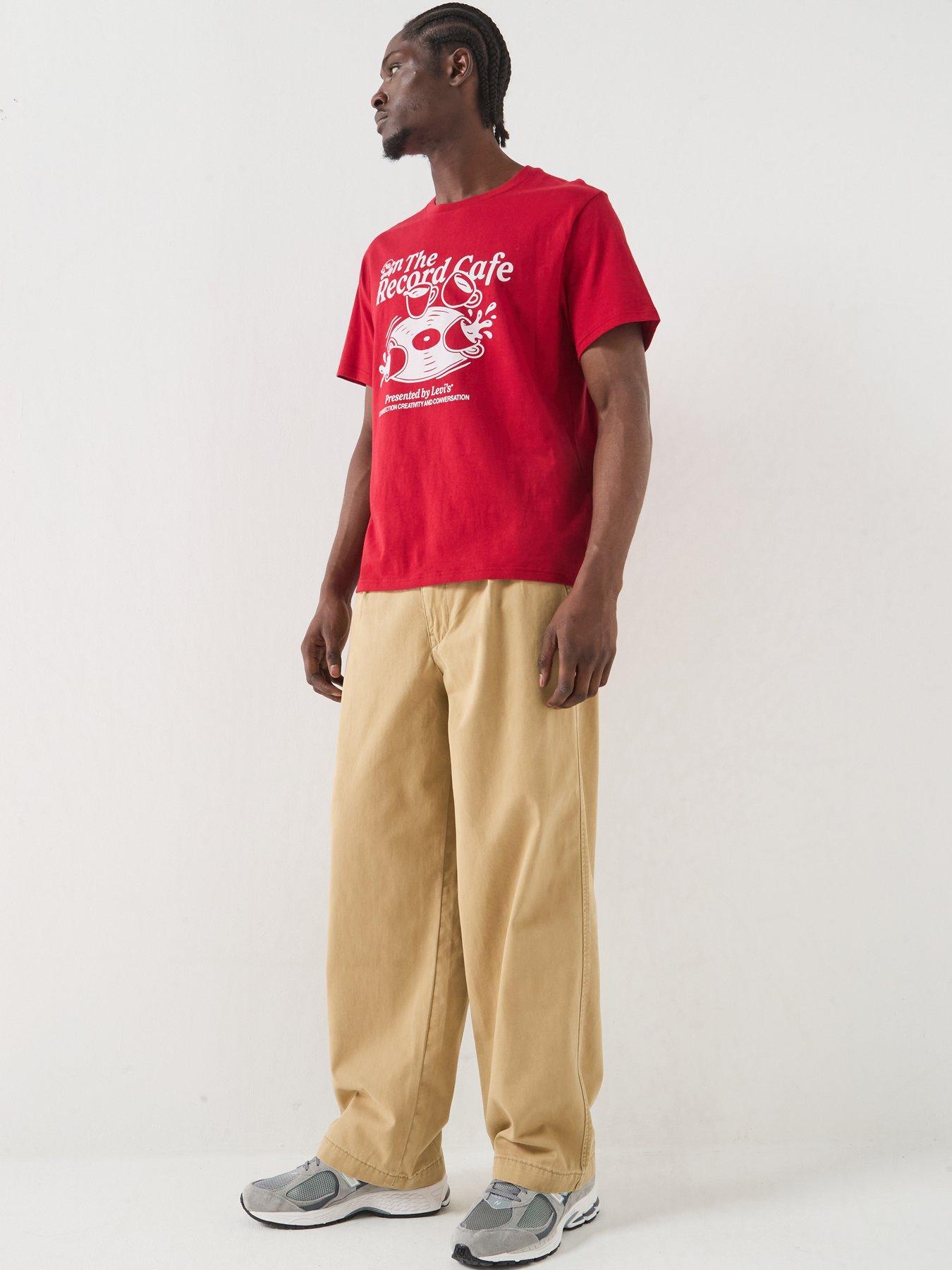 Image 3 of 5 of Levi's Levi's Short Sleeve Relaxed Fit T-shirt - Red