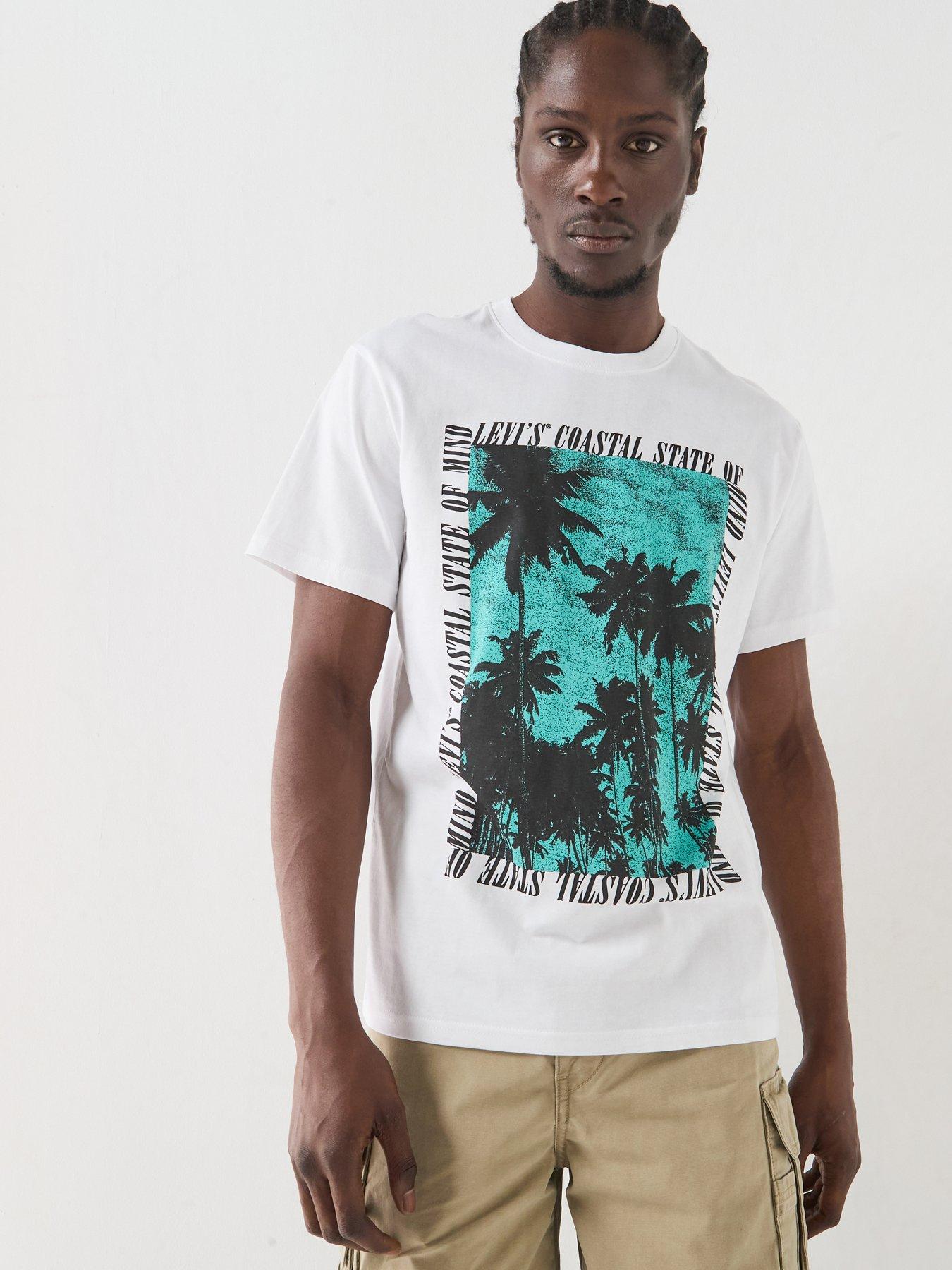 Levi's Coastal Graphic Relaxed Fit T-Shirt - White