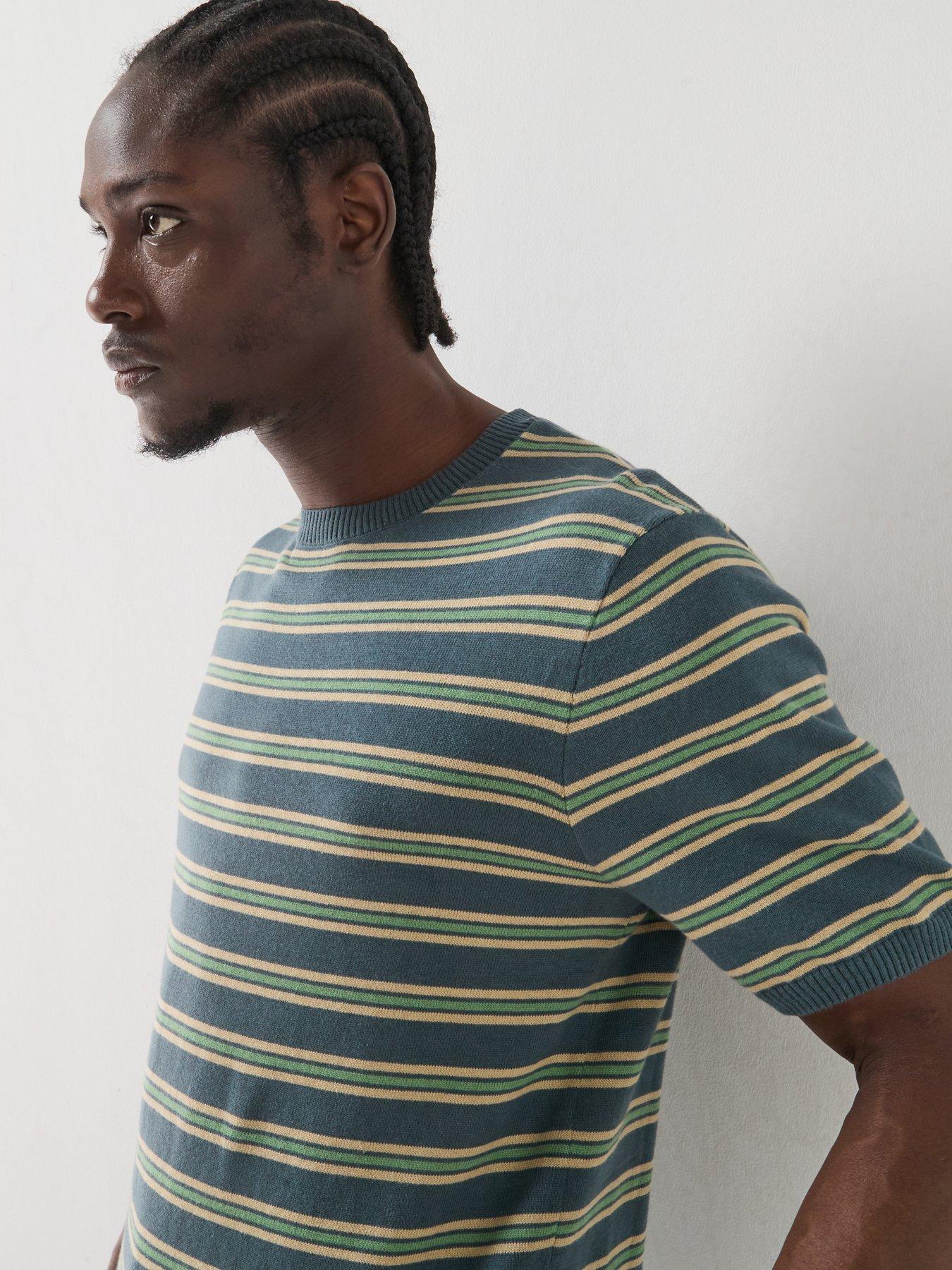 Image 5 of 5 of Levi's Short Sleeve Stripe Knitted T-Shirt - Multi