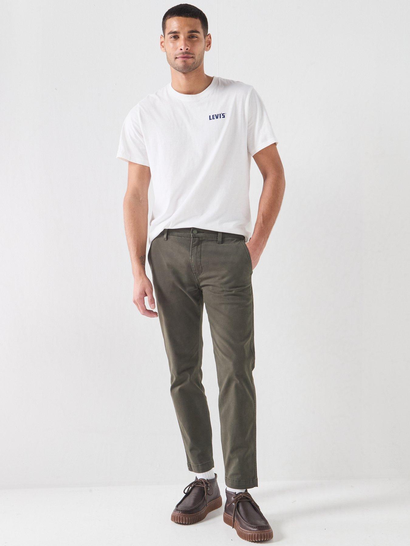 Image 5 of 6 of Levi's Standard Tapered Fit Chino Trousers - Khaki - Dark Green
