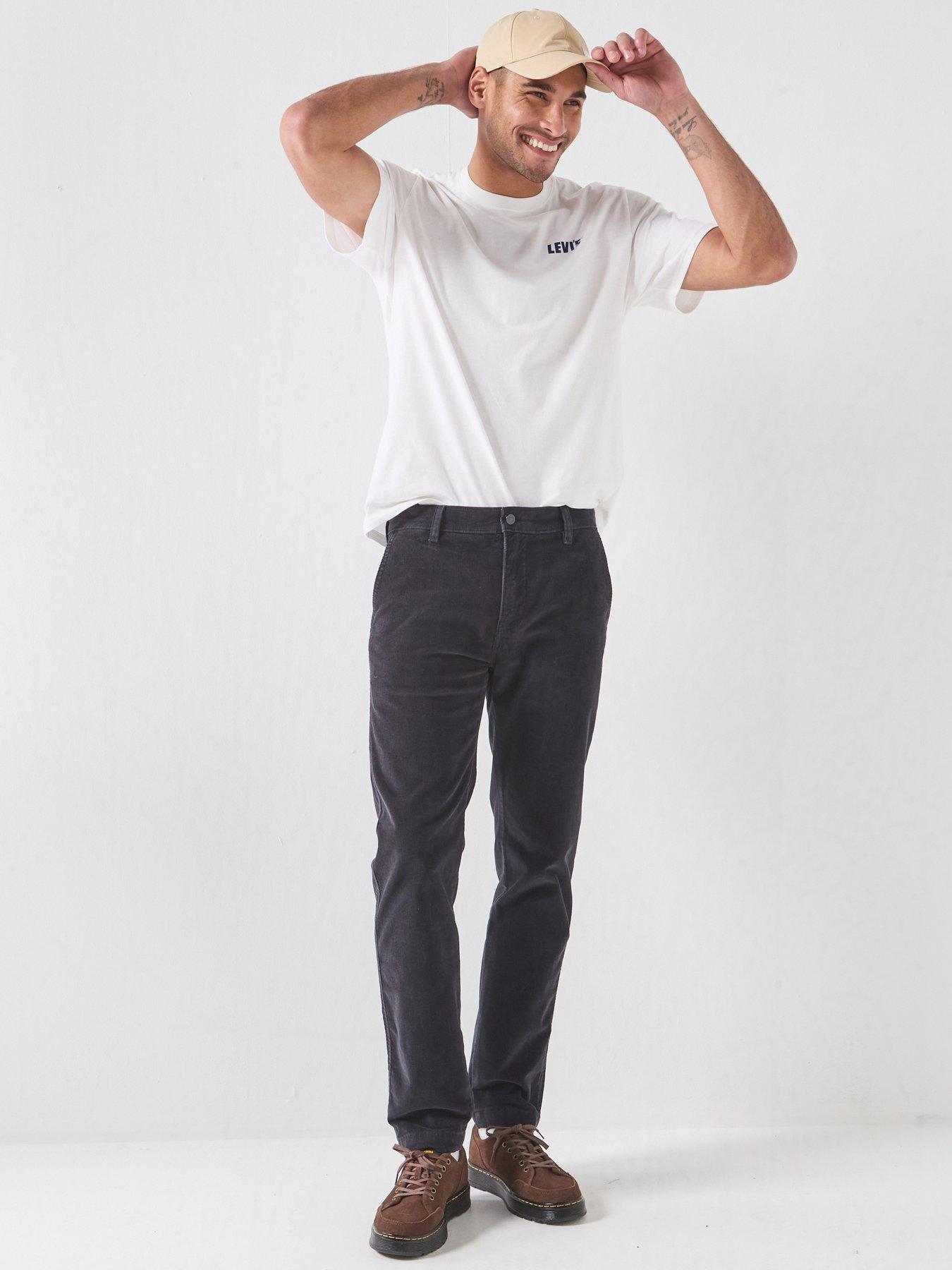 Image 4 of 5 of Levi's Men's XX Chino Standard Taper Corduroy Trousers - Black