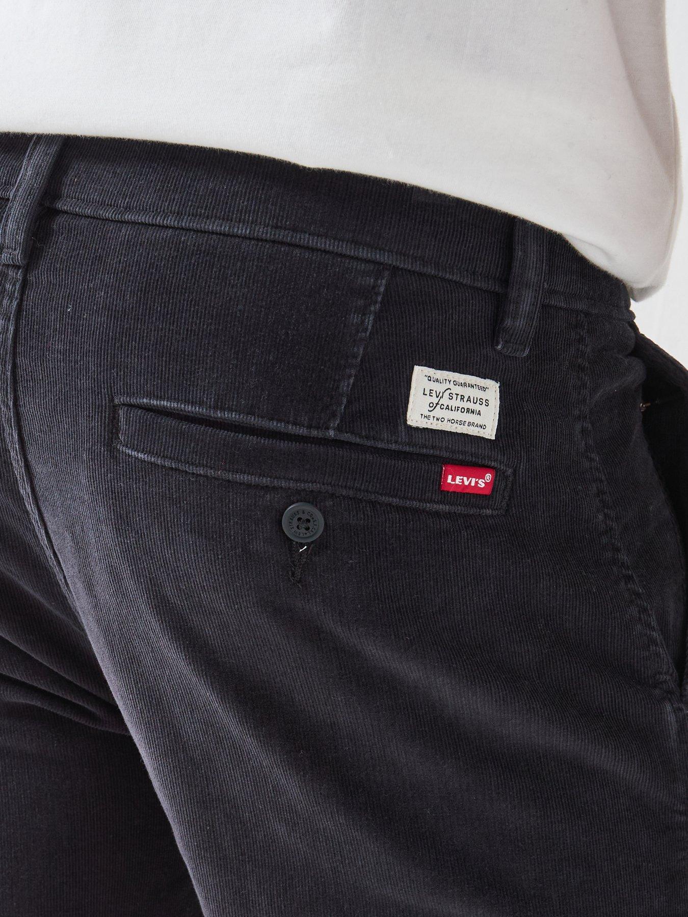 Image 5 of 5 of Levi's Men's XX Chino Standard Taper Corduroy Trousers - Black