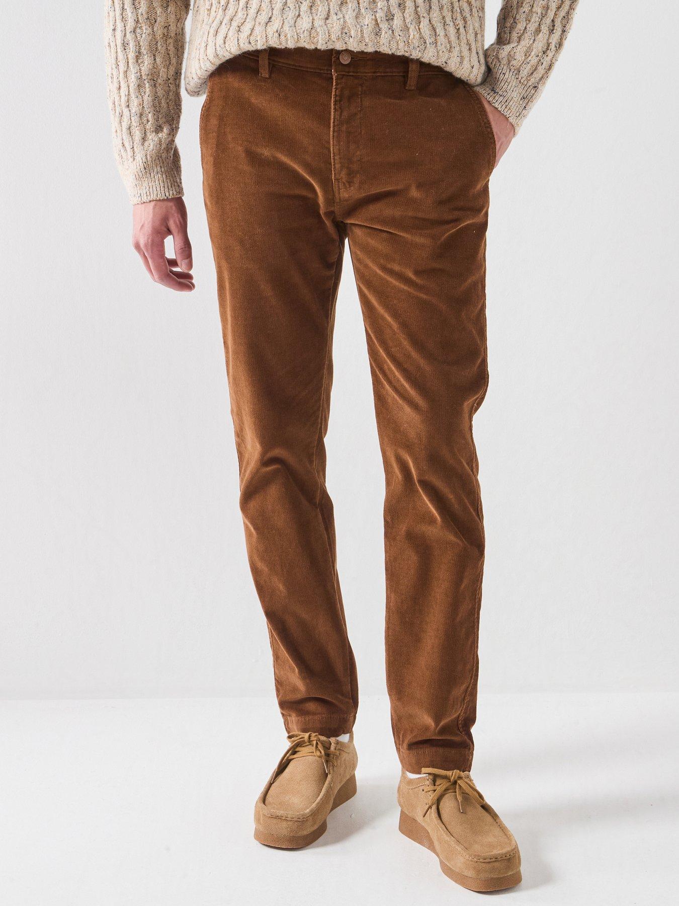 Image 1 of 6 of Levi's Men's XX Chino Standard Taper Corduroy Trousers - Brown