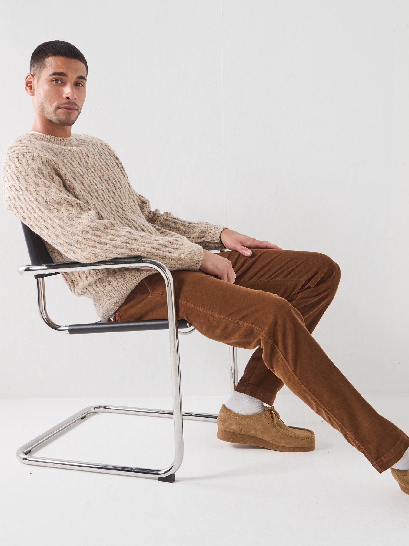 Image 3 of 6 of Levi's Men's XX Chino Standard Taper Corduroy Trousers - Brown