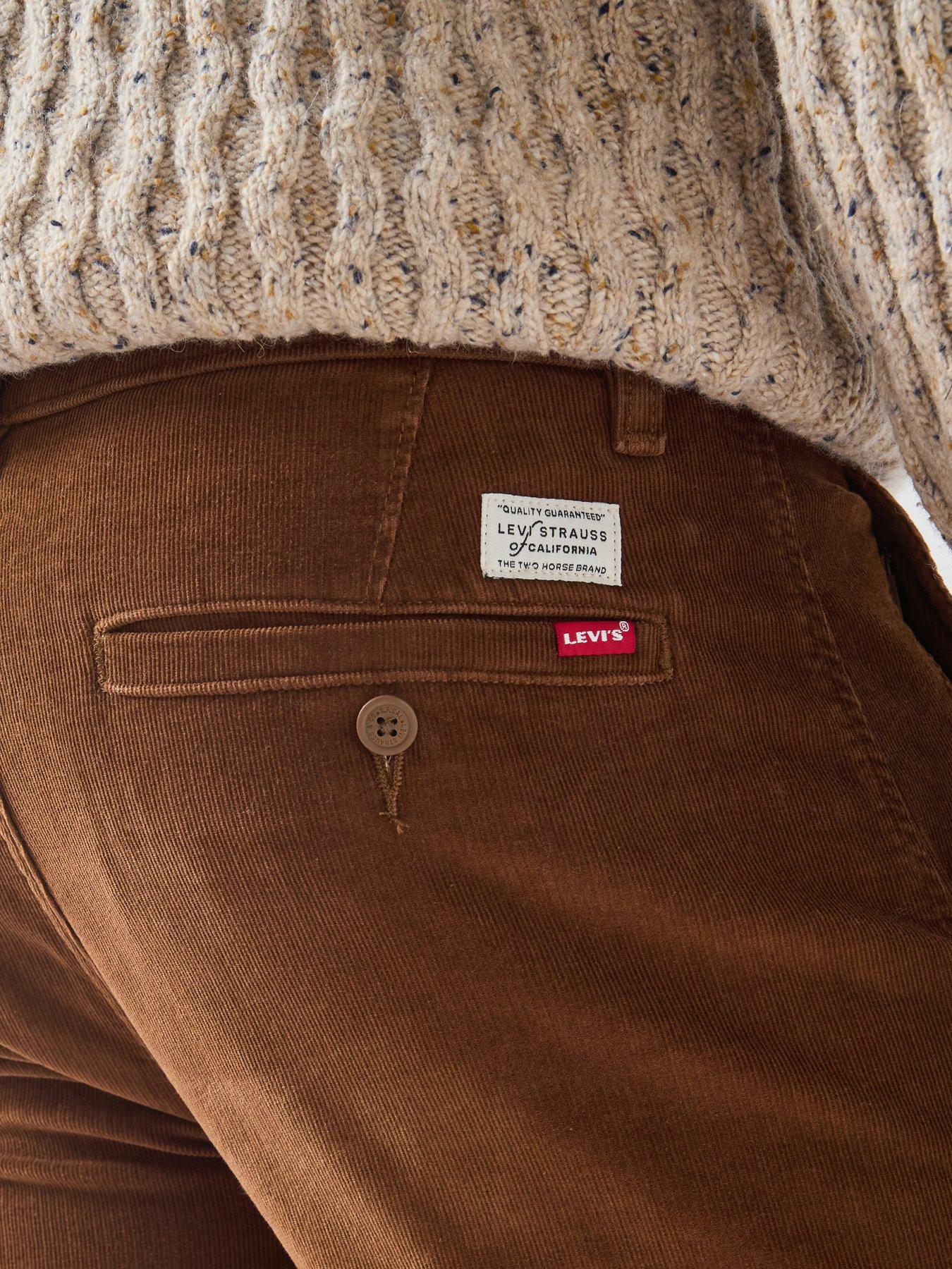Image 6 of 6 of Levi's Men's XX Chino Standard Taper Corduroy Trousers - Brown