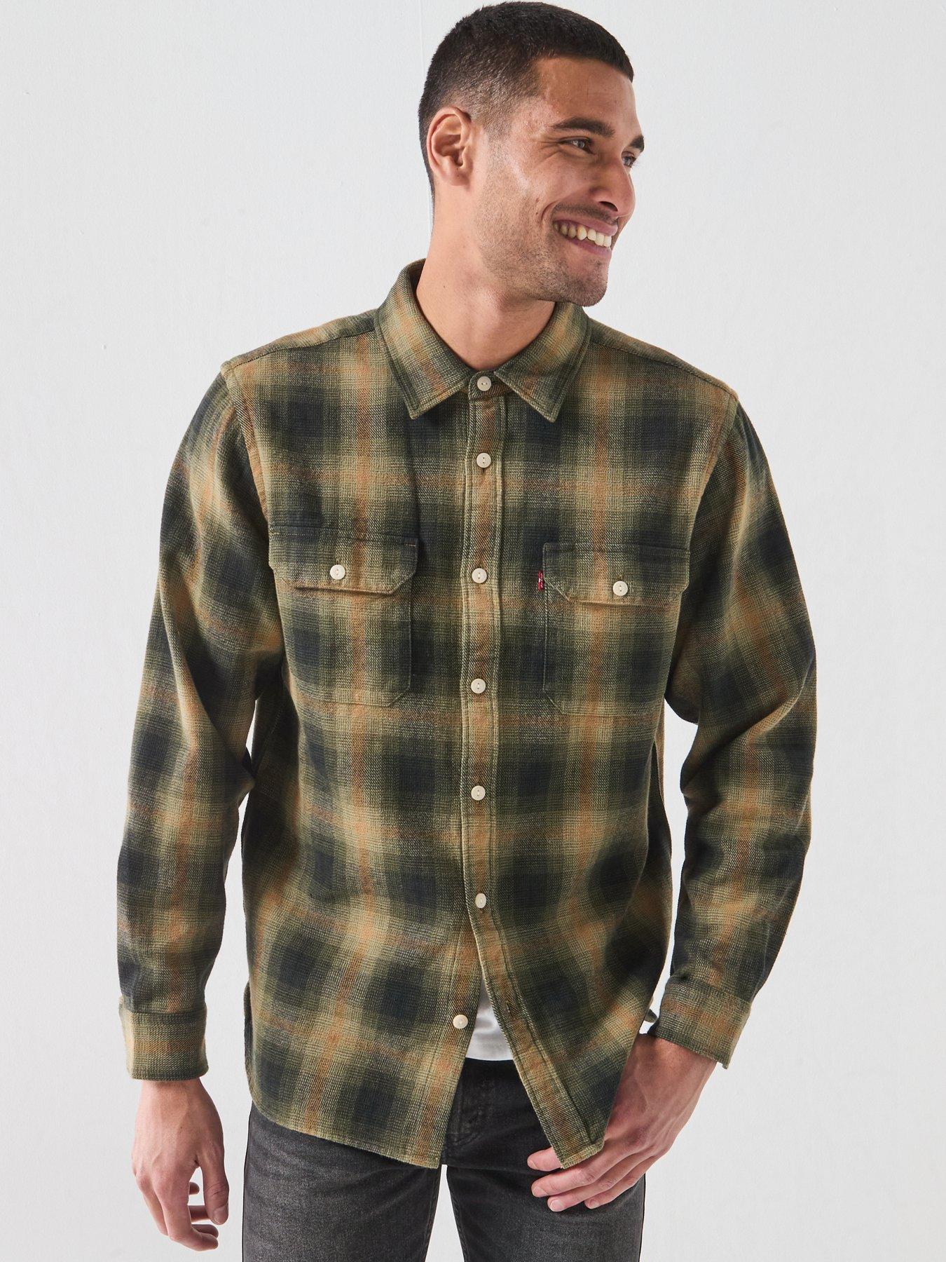 Levi's Jackson Worker Cotton Flannel Overshirt - Multi
