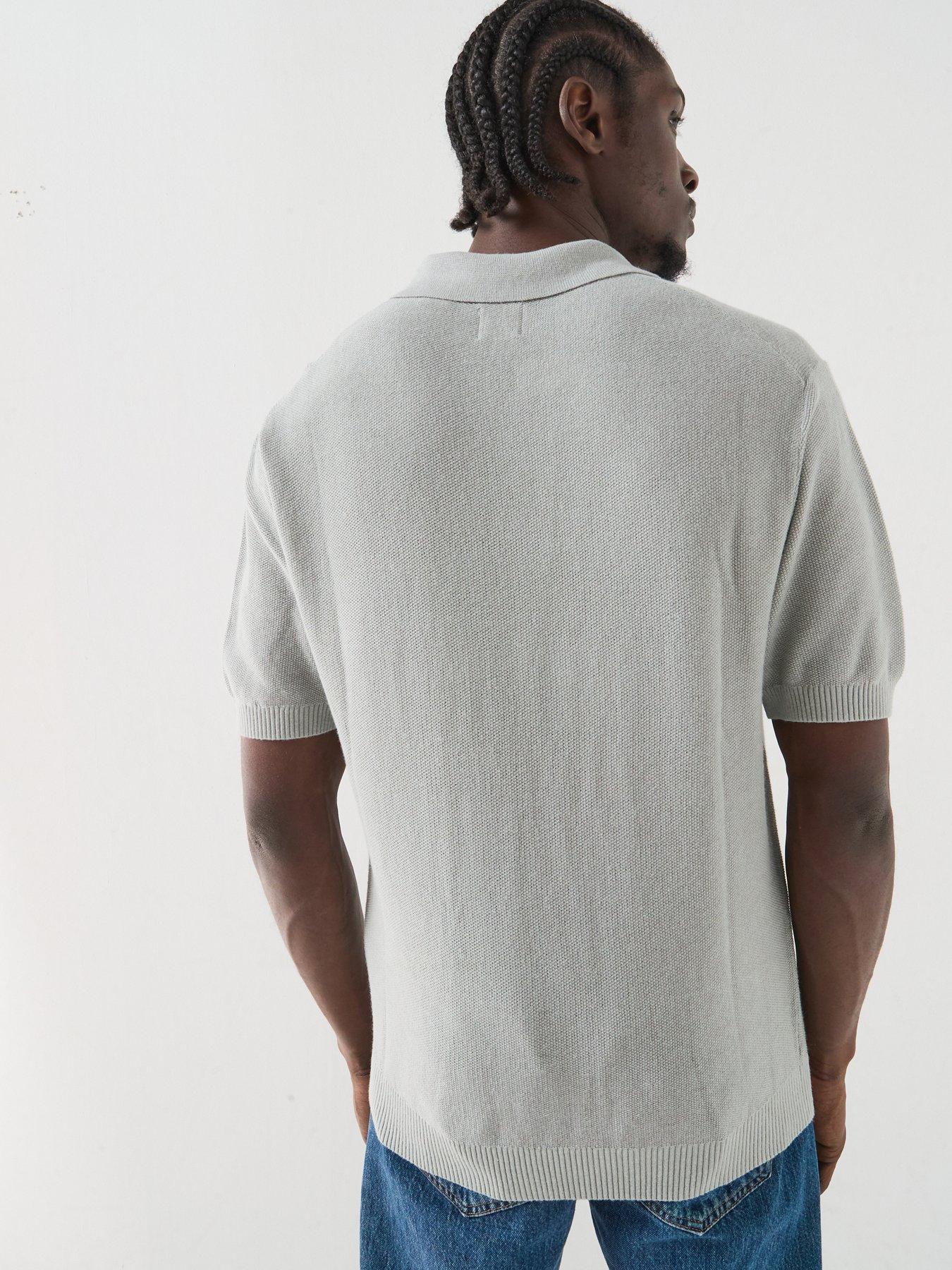 Image 2 of 5 of Levi's Knitted Polo Shirt - Light Blue
