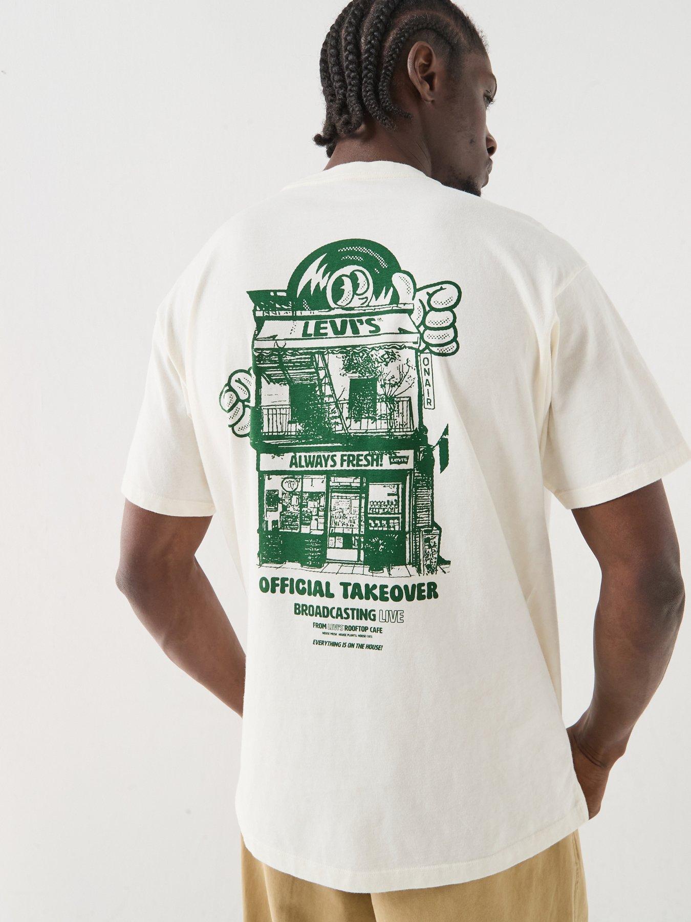 Levi's Vintage Fit Music Graphic Short Sleeve T-Shirt - Cream