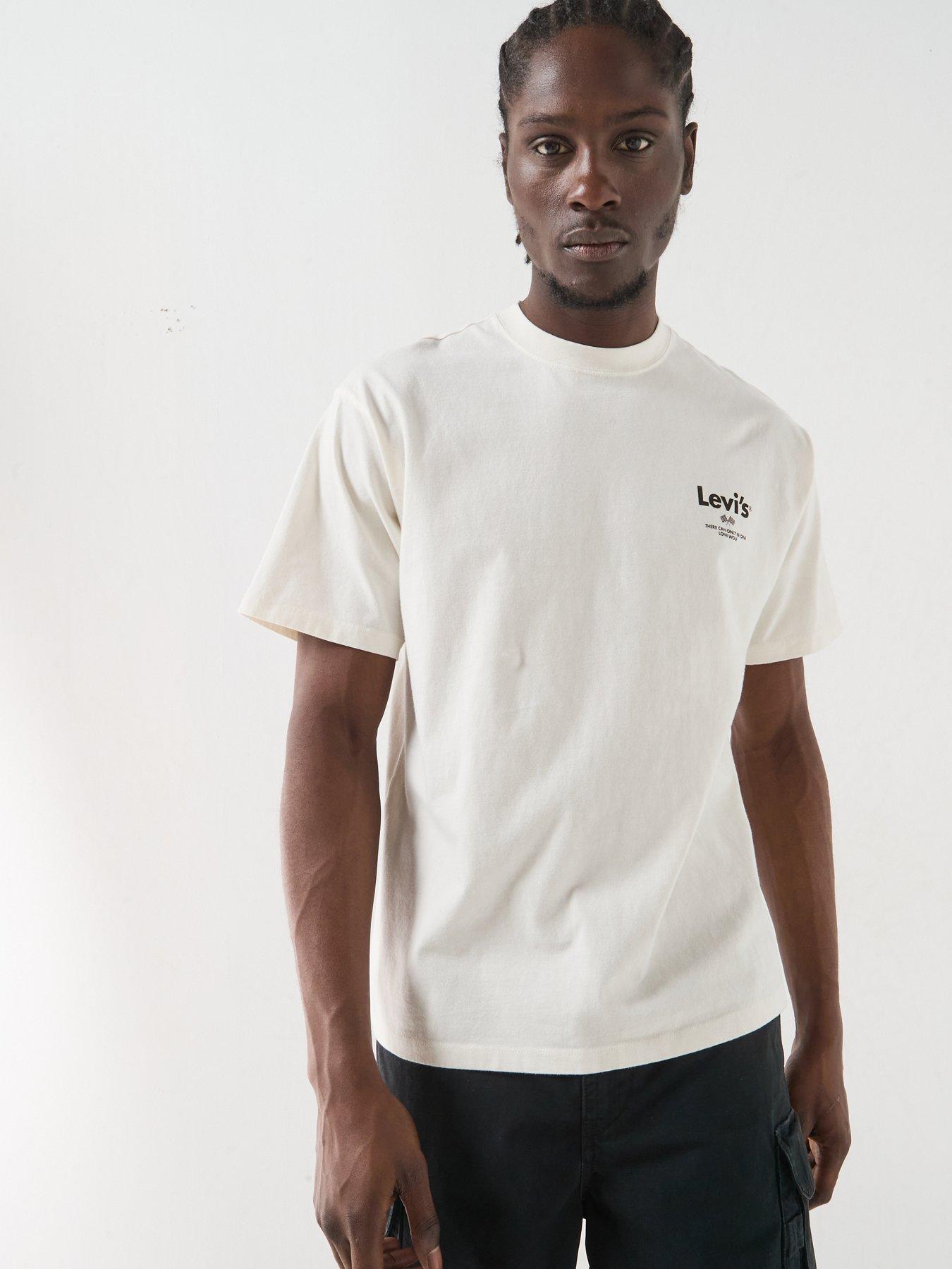 Image 2 of 5 of Levi's Vintage Fit Motorsport Back Graphic T-Shirt - White