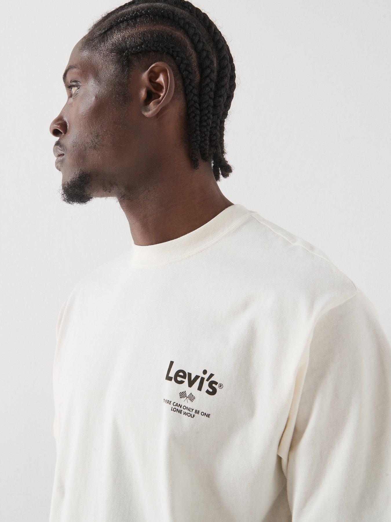 Image 4 of 5 of Levi's Vintage Fit Motorsport Back Graphic T-Shirt - White