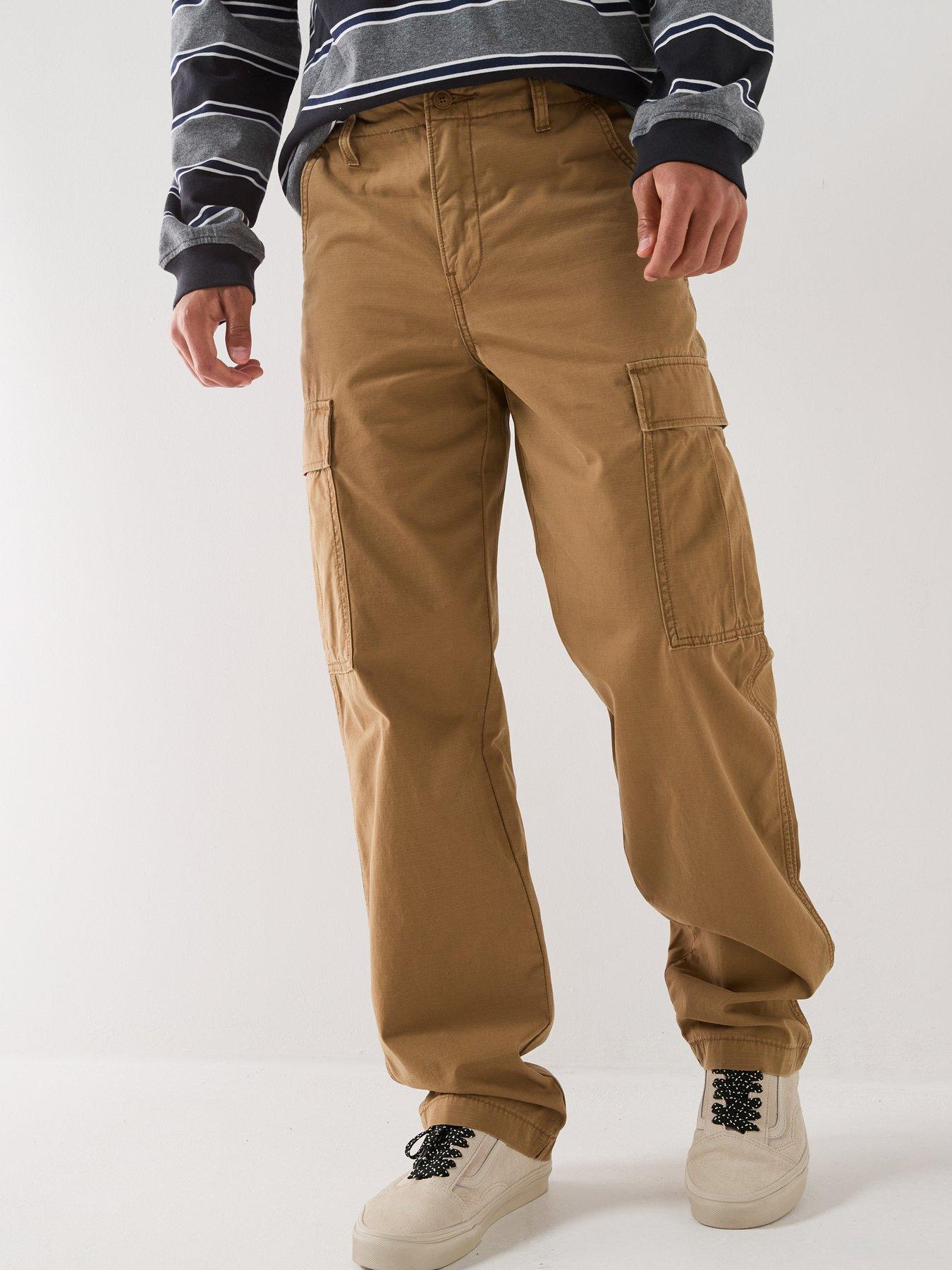 Levi's Men's XX Cargo Straight Leg Trousers - Dark Green