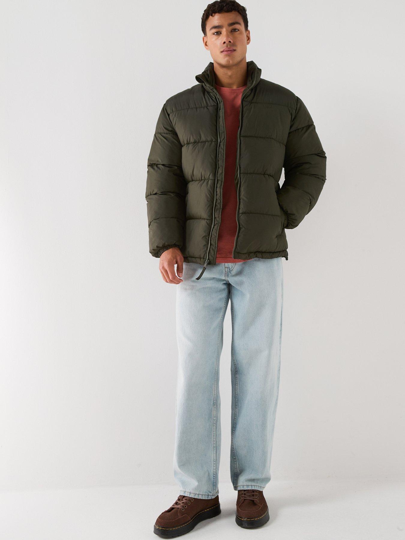 Image 3 of 6 of Levi's Men's Piedmont Short Insulated Puffer Jacket - Green
