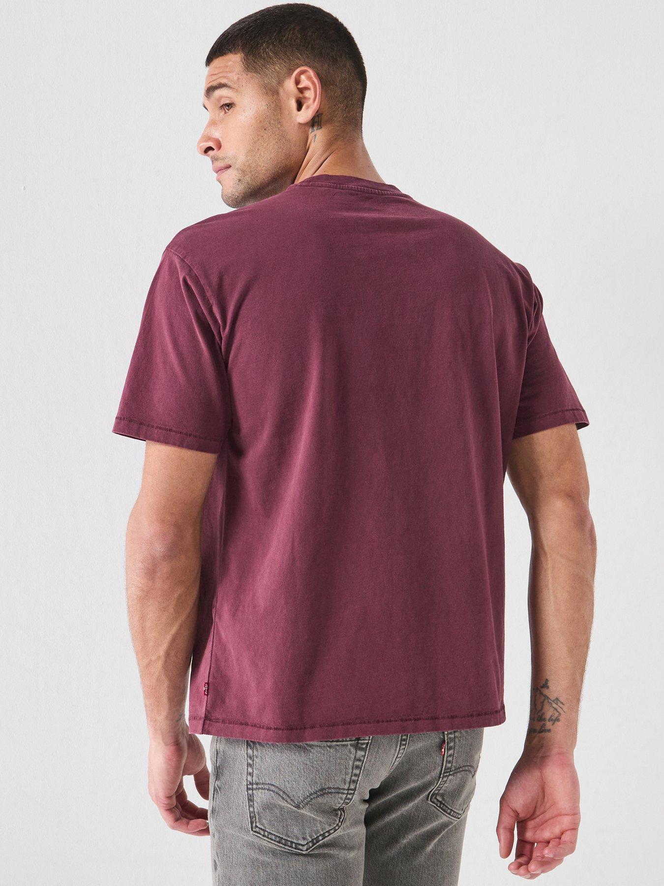 Image 2 of 6 of Levi's Men's Red Tab Vintage Cotton T-Shirt - Red