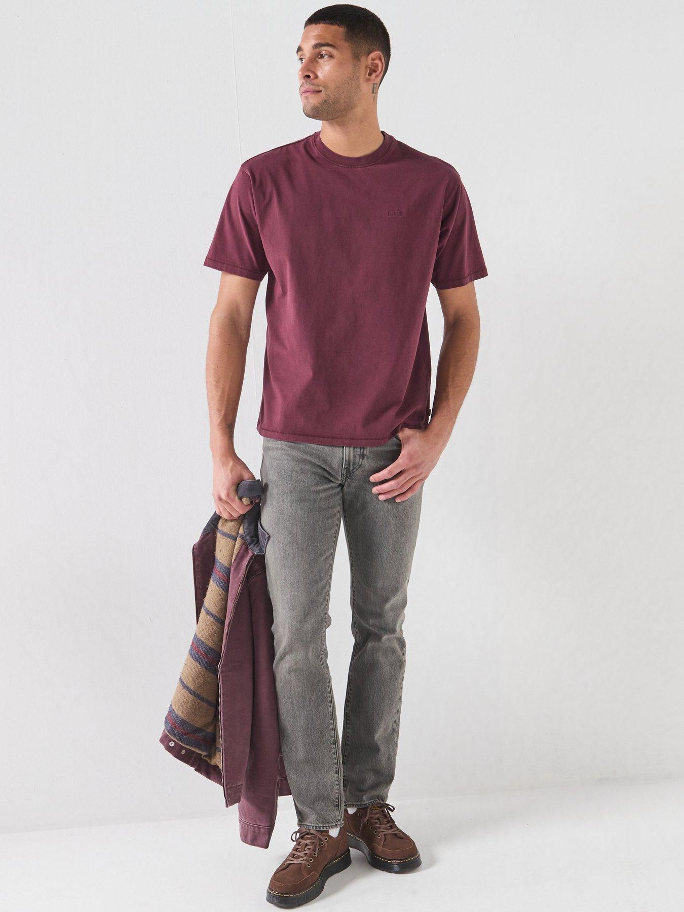 Image 3 of 6 of Levi's Men's Red Tab Vintage Cotton T-Shirt - Red
