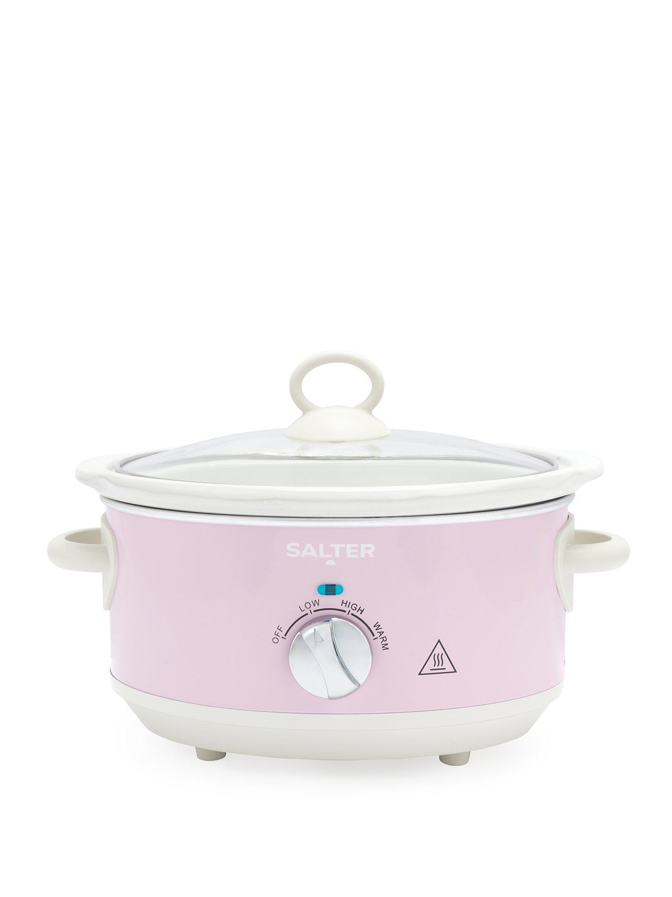 Image 1 of 4 of Salter Retro 3.5L Slow Cooker - Pink