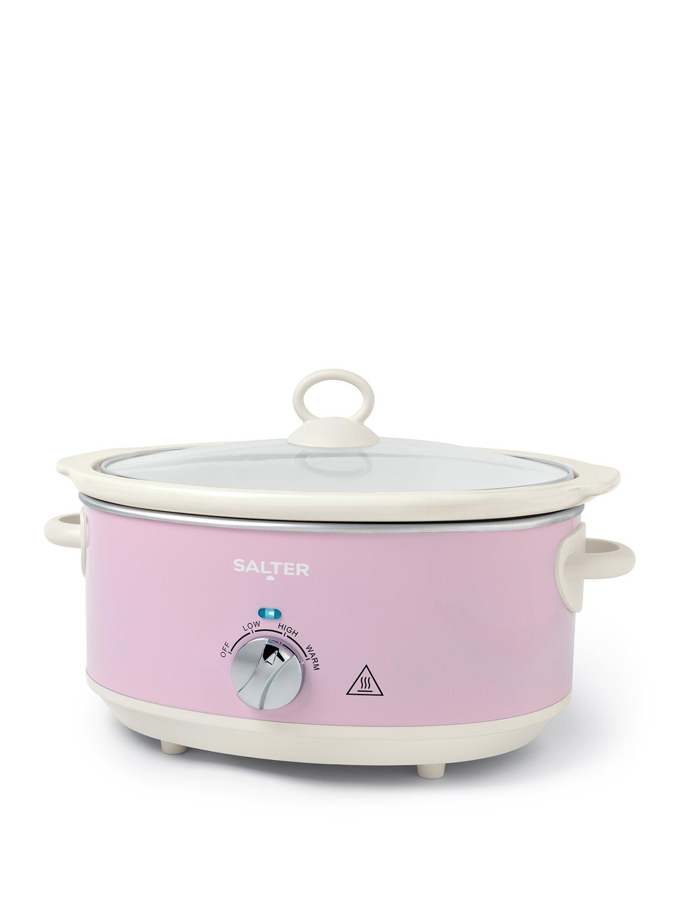 Salter Retro 6.5L Slow Cooker - Pink
