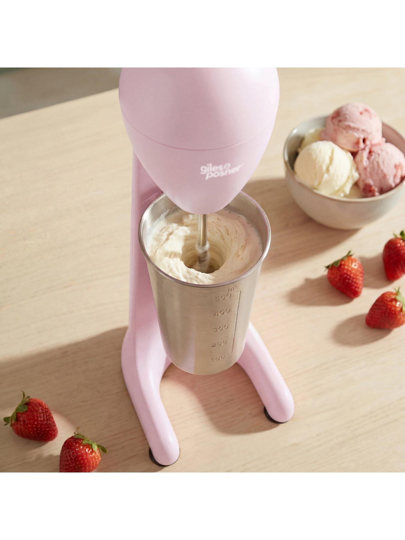 Image 4 of 5 of Giles & Posner G&P Sorbet Milkshake Maker - Matt Pink