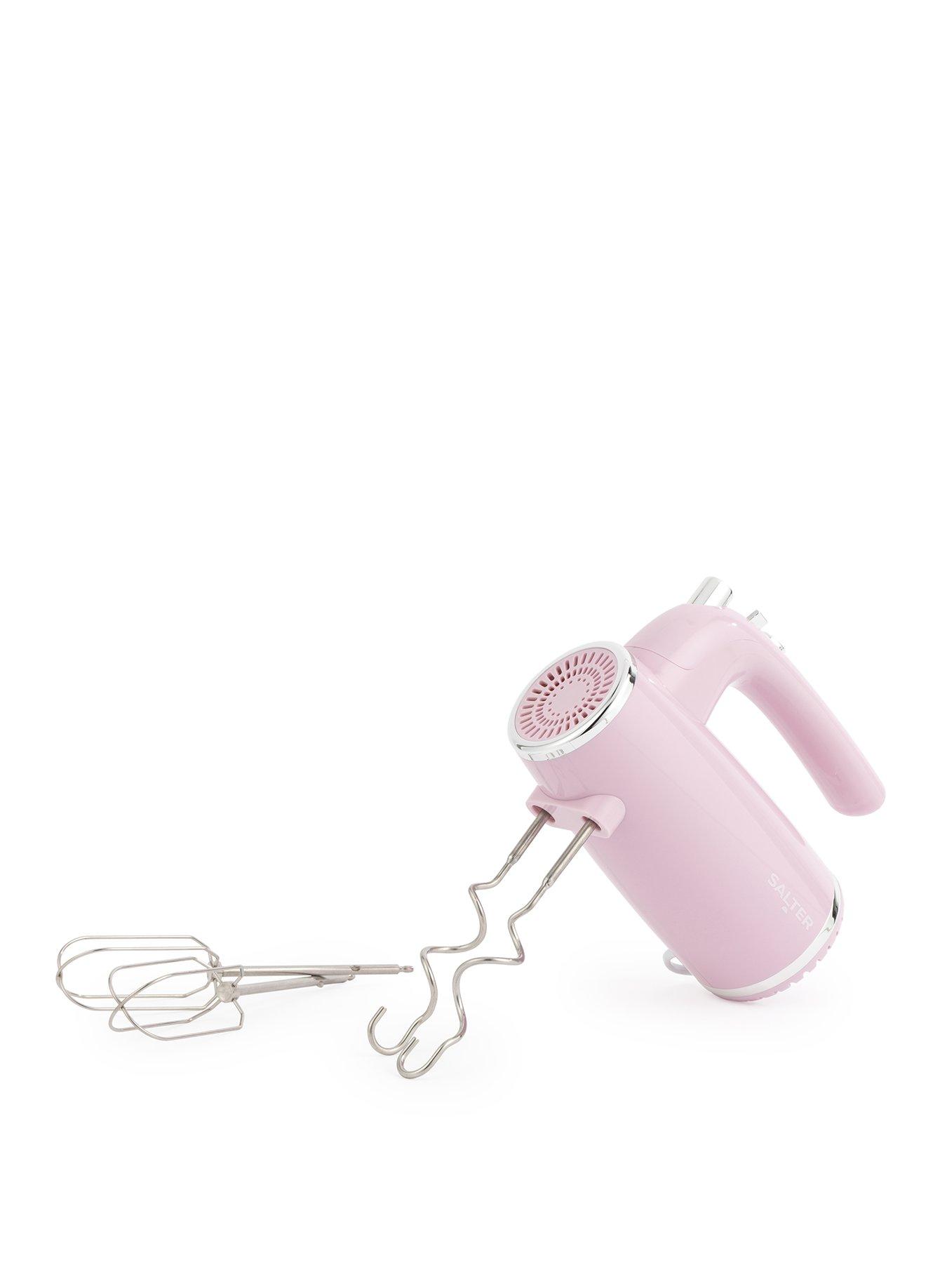 Salter Retro Hand Mixer – Pink