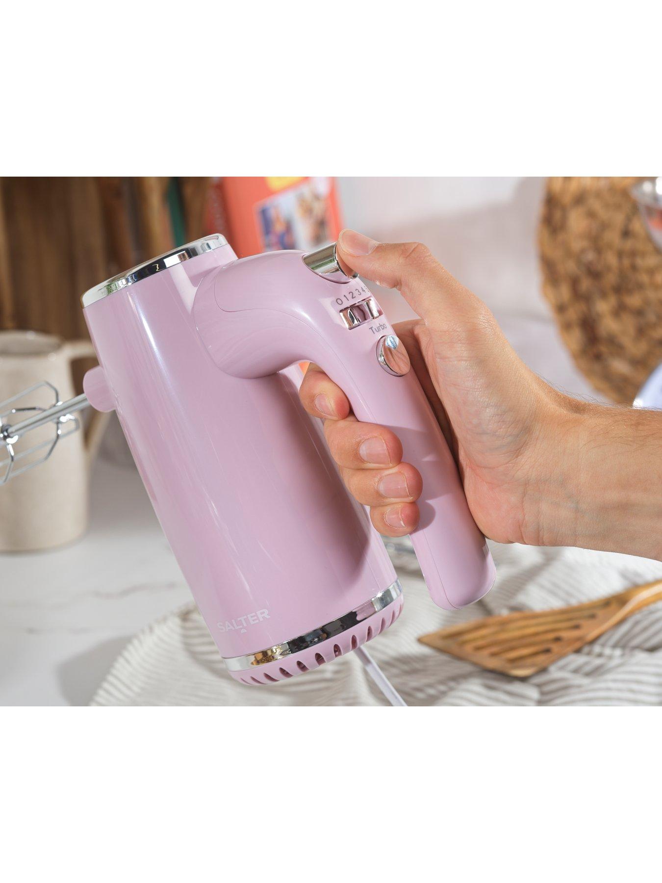 Image 4 of 6 of Salter Salter Retro Hand Mixer - Pink