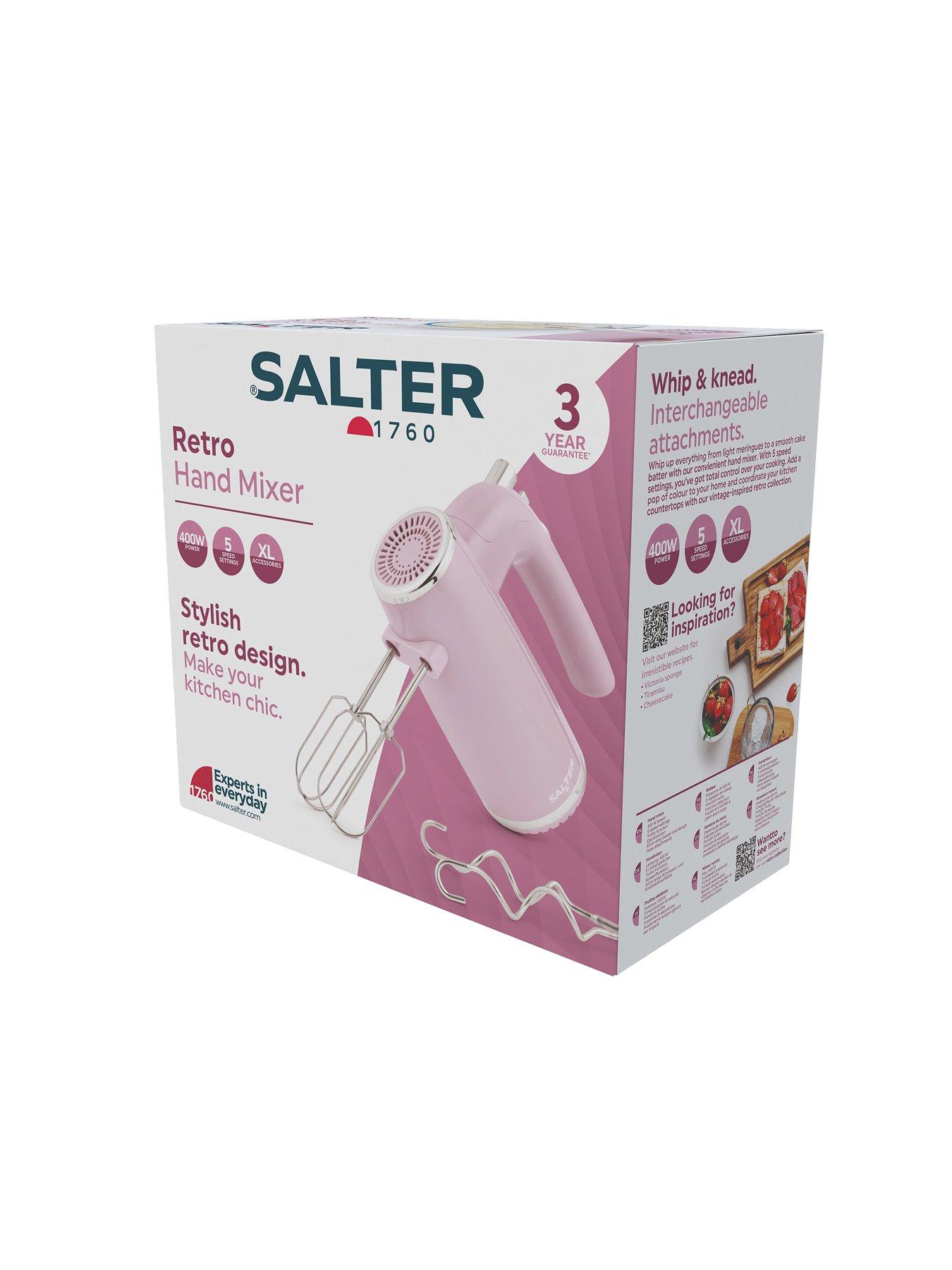 Image 6 of 6 of Salter Salter Retro Hand Mixer - Pink