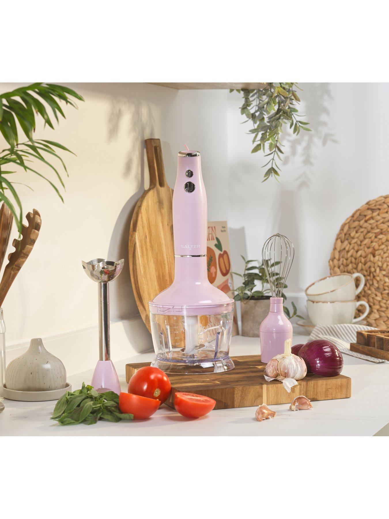 Image 2 of 7 of Salter Retro 3 in 1 Blender Set - Pink