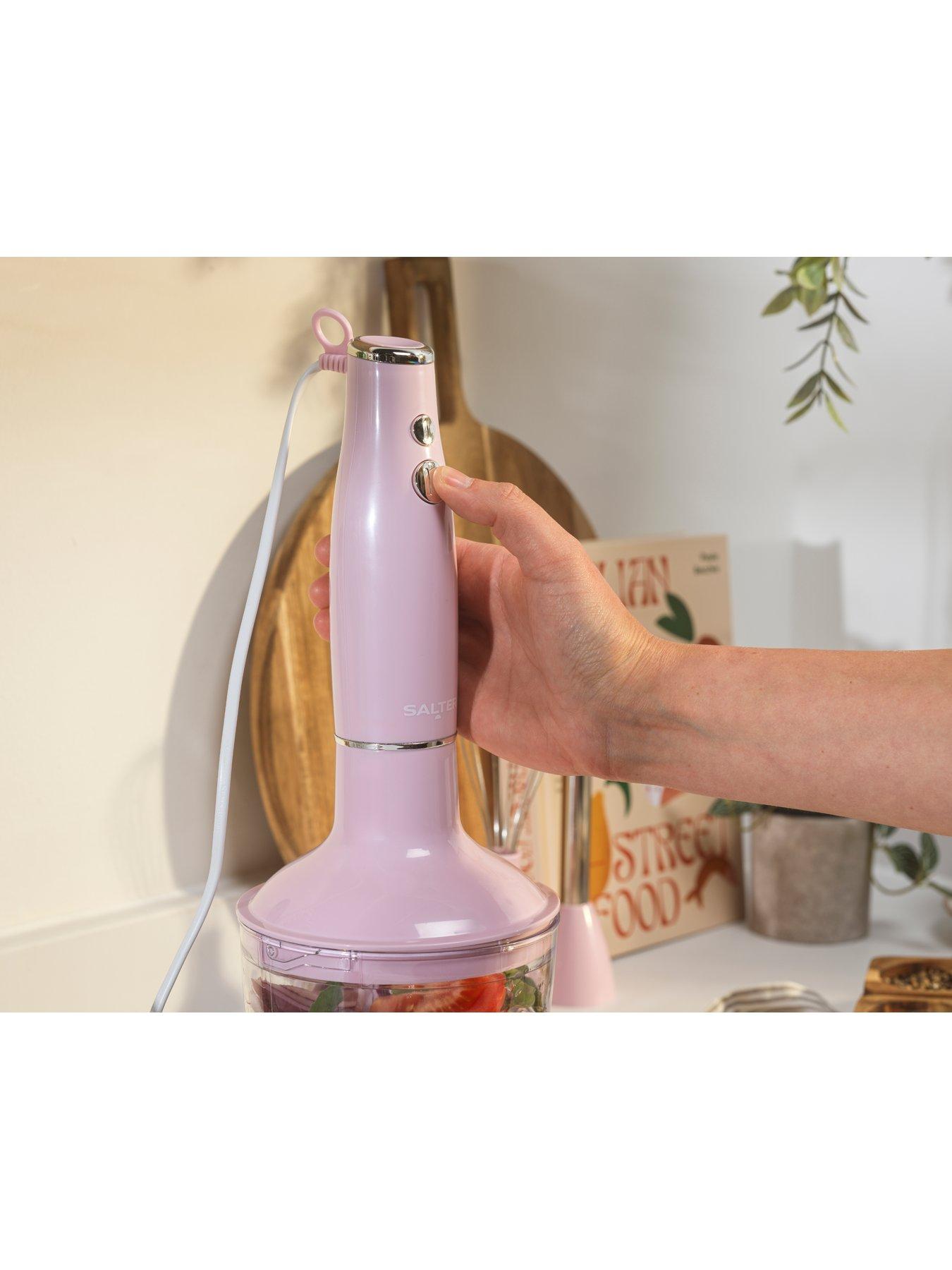 Image 4 of 7 of Salter Retro 3 in 1 Blender Set - Pink