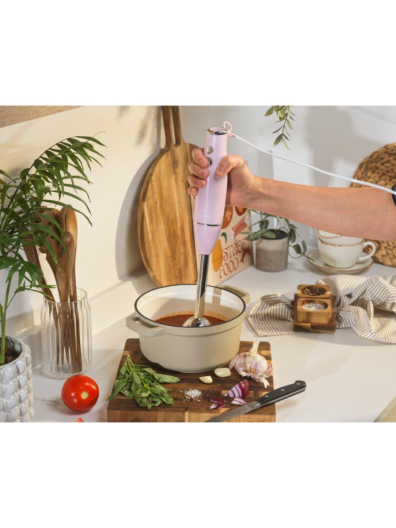 Image 5 of 7 of Salter Retro 3 in 1 Blender Set - Pink