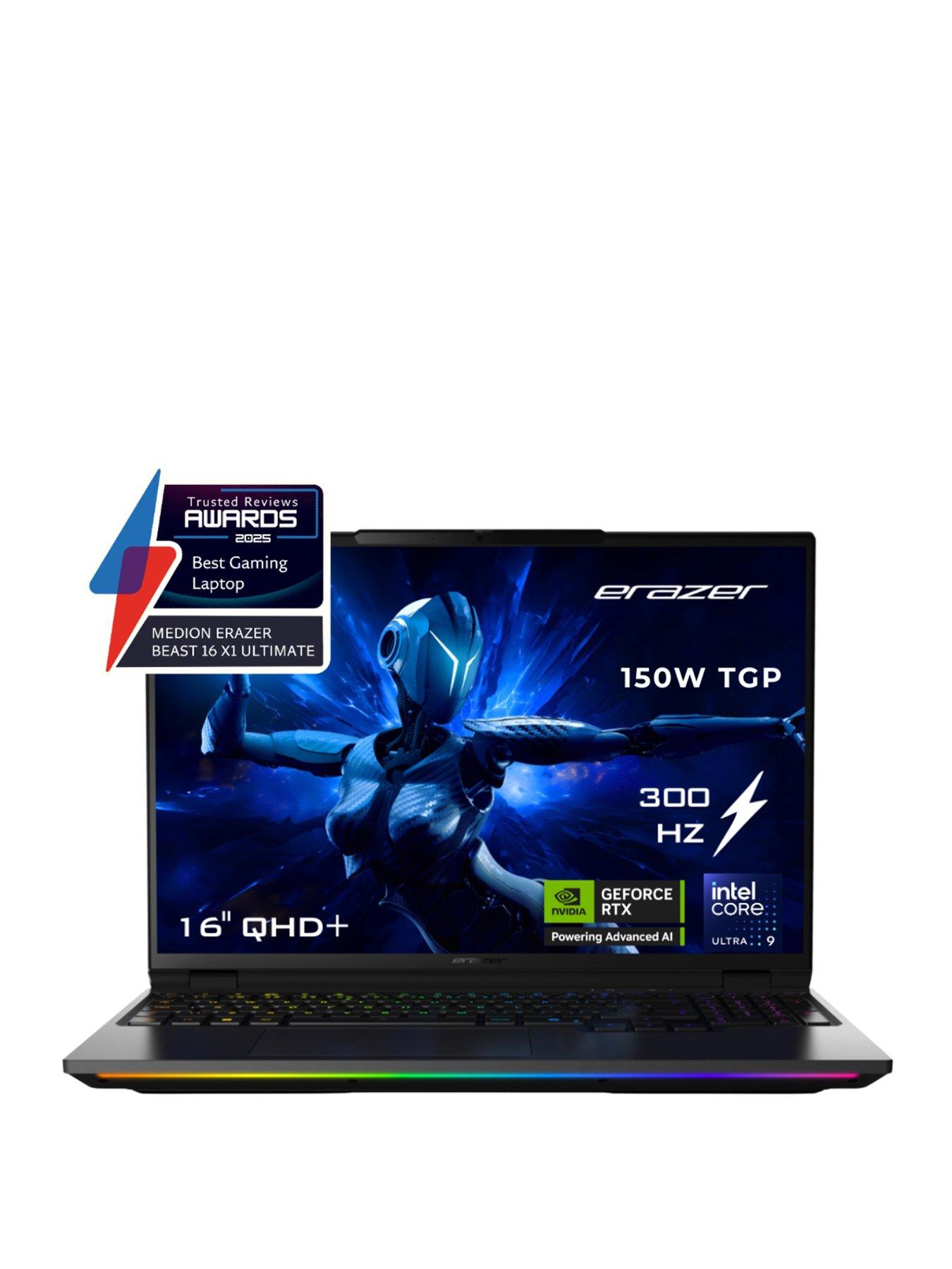  image of medion-erazer-beast-16-x1-ultimate-gaming-laptopnbsp--16in-qhd-300hznbspgeforce-rtx-5080-intel-core-ultra-9nbsp32gb-ram-2tb-ssd