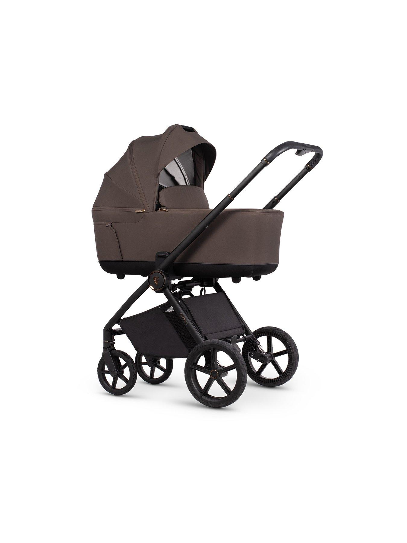  image of venicci-claro-2-2in1-pushchair-bundle-inc-adapters-chocolate