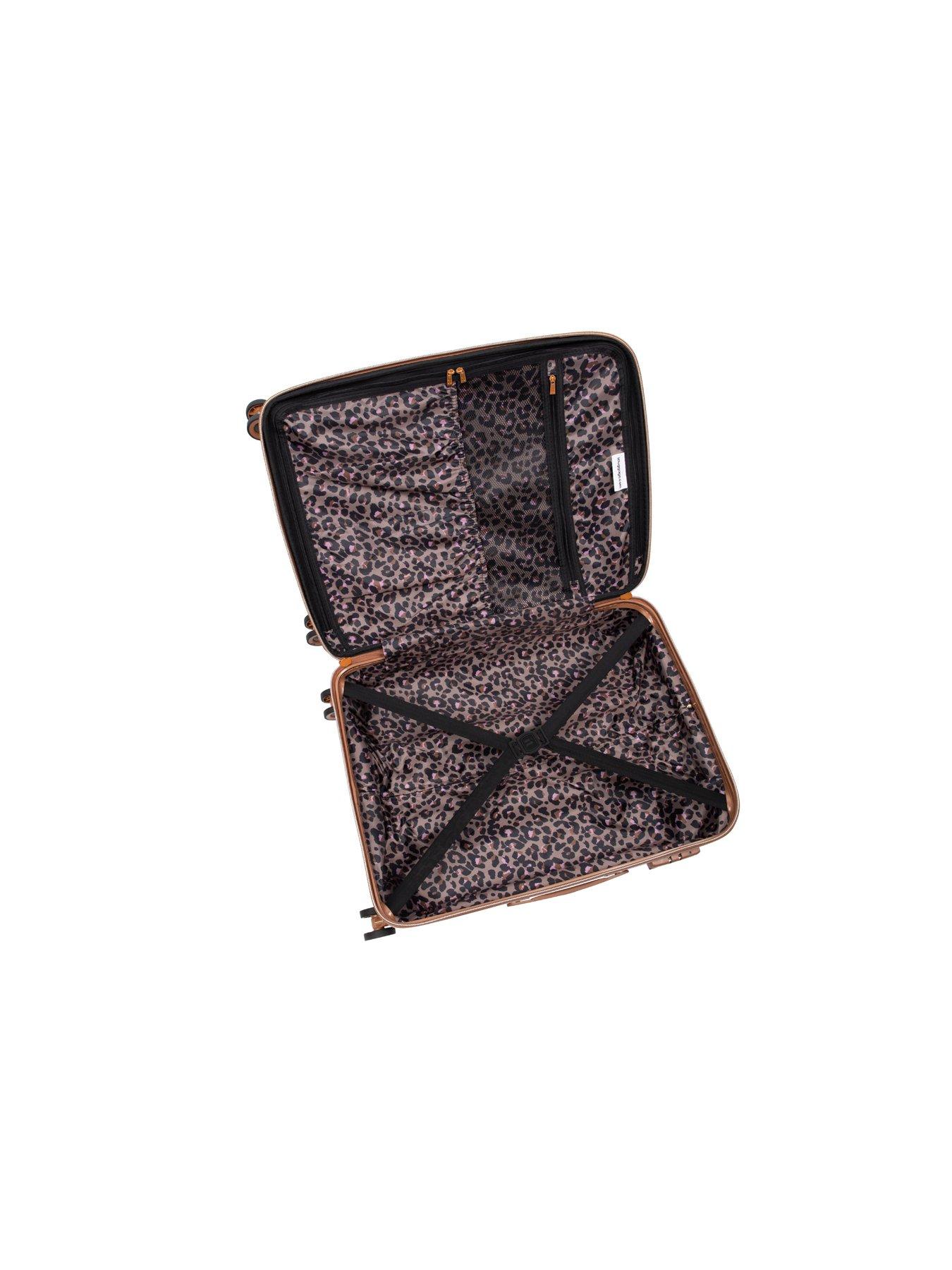 Image 7 of 7 of it Luggage Glitzy Metallic Copper Medium Suitcase