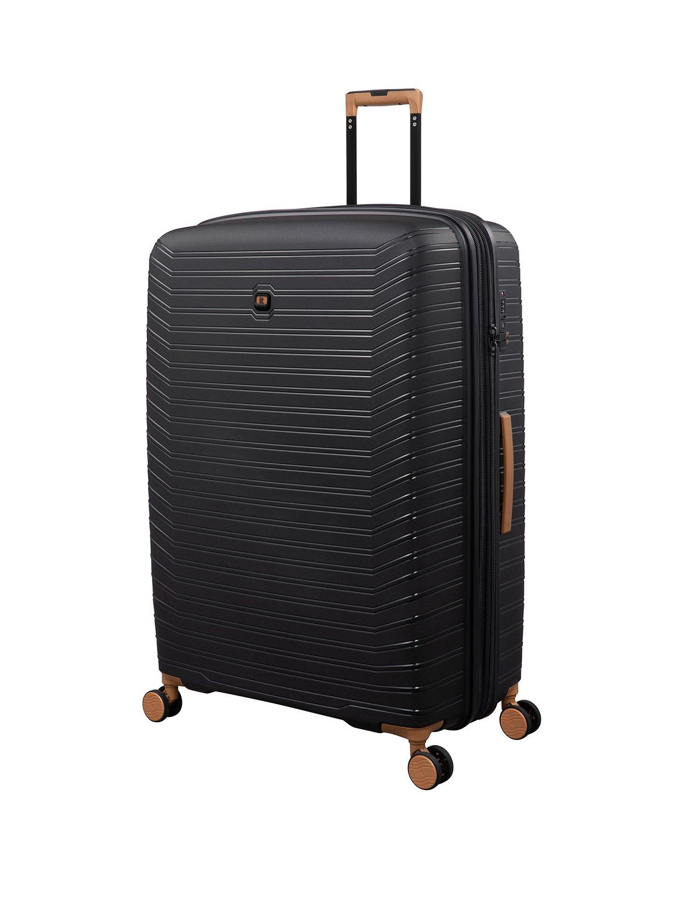 Image 1 of 7 of it Luggage Continuous Black X-Large Suitcase