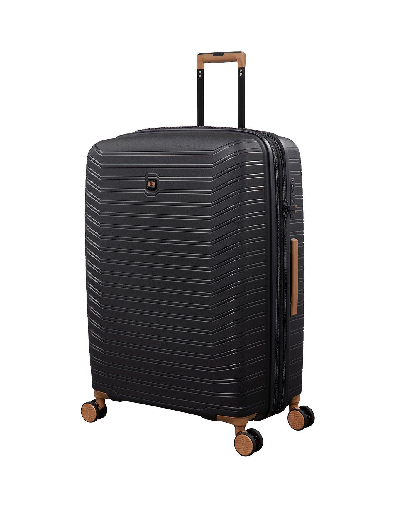 Image 1 of 7 of it Luggage Continuous Black Large Suitcase